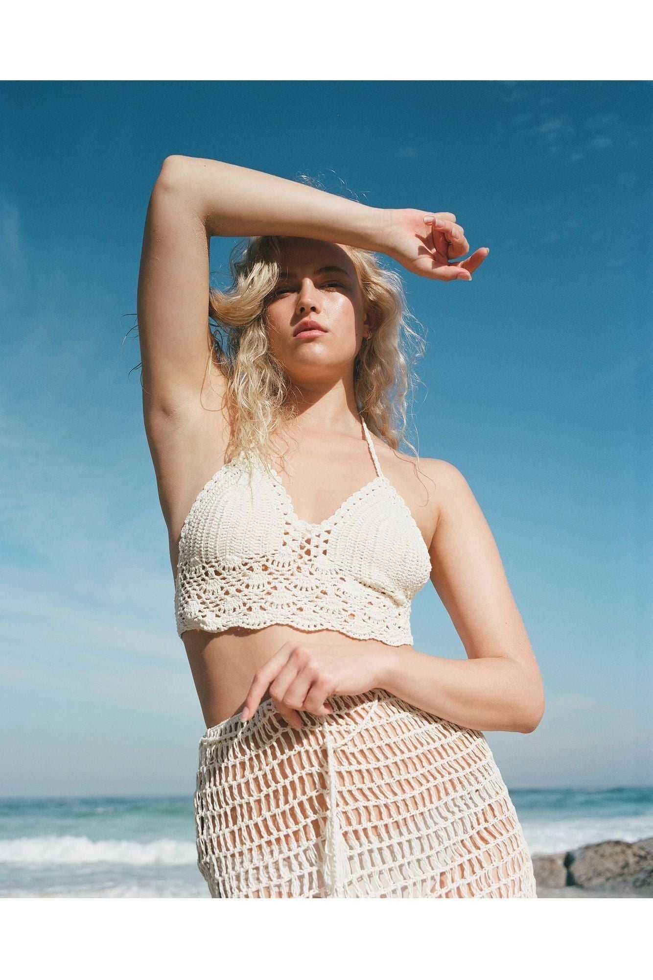 Crochet Top - Ivory