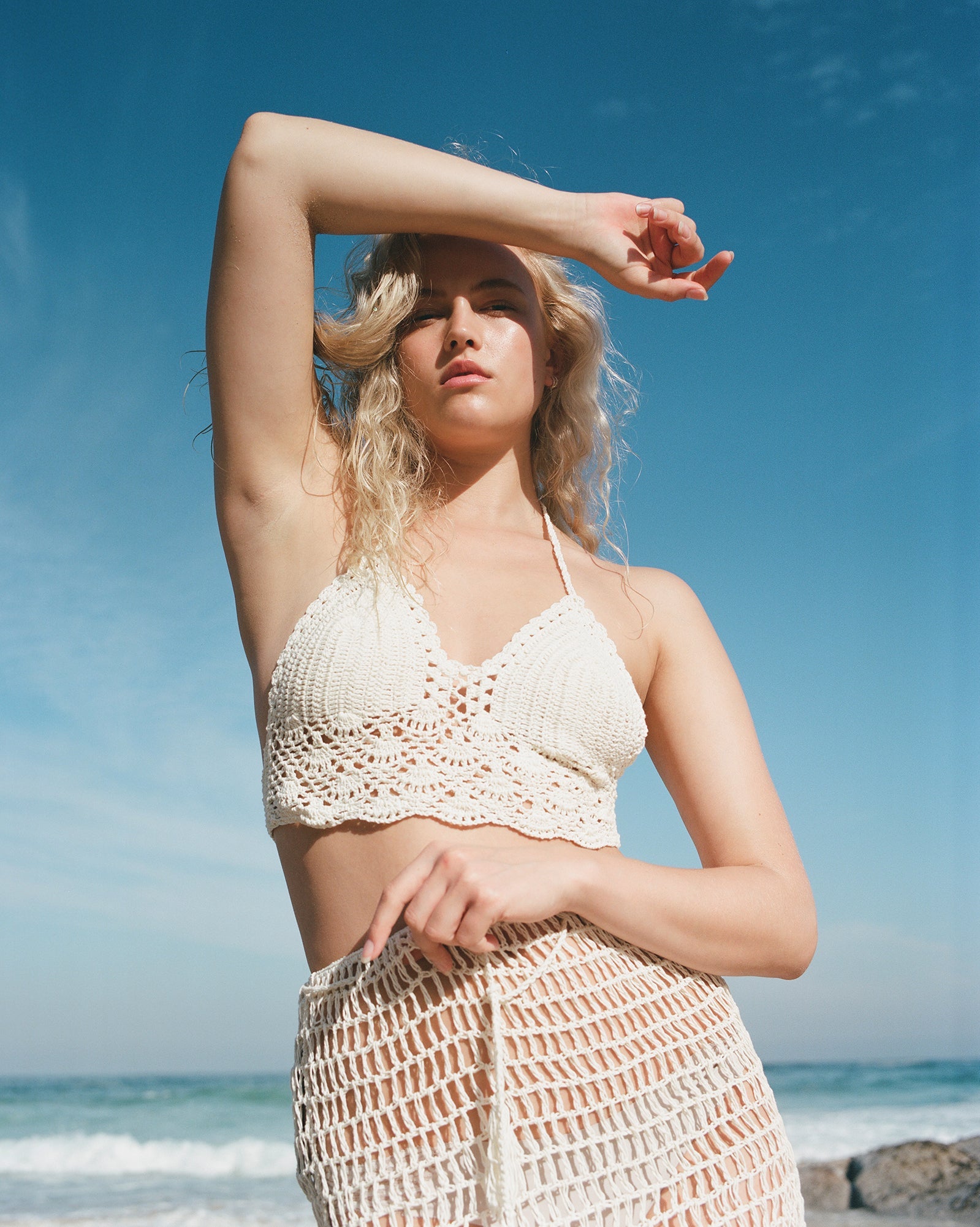 Crochet Top - Ivory