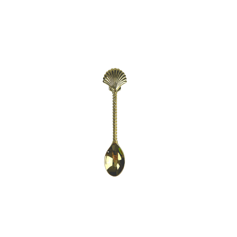 Brass Teaspoon - Shell