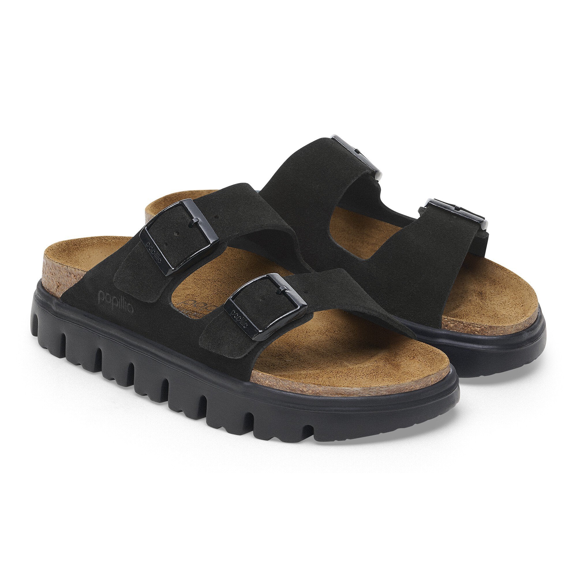 Birkenstock Arizona Chunky Suede - Black