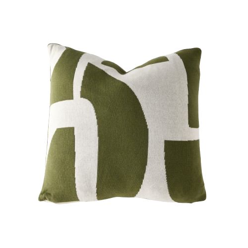 Reversible Knit Scatter - Cream/Sage