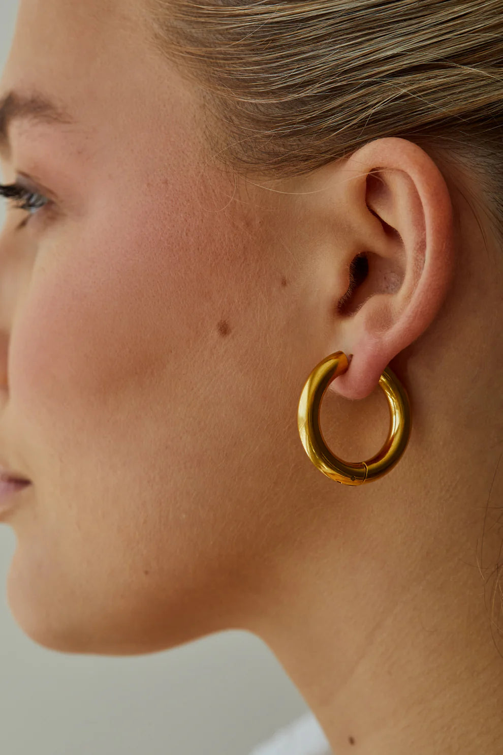 Round Midi Hoops - Waterproof