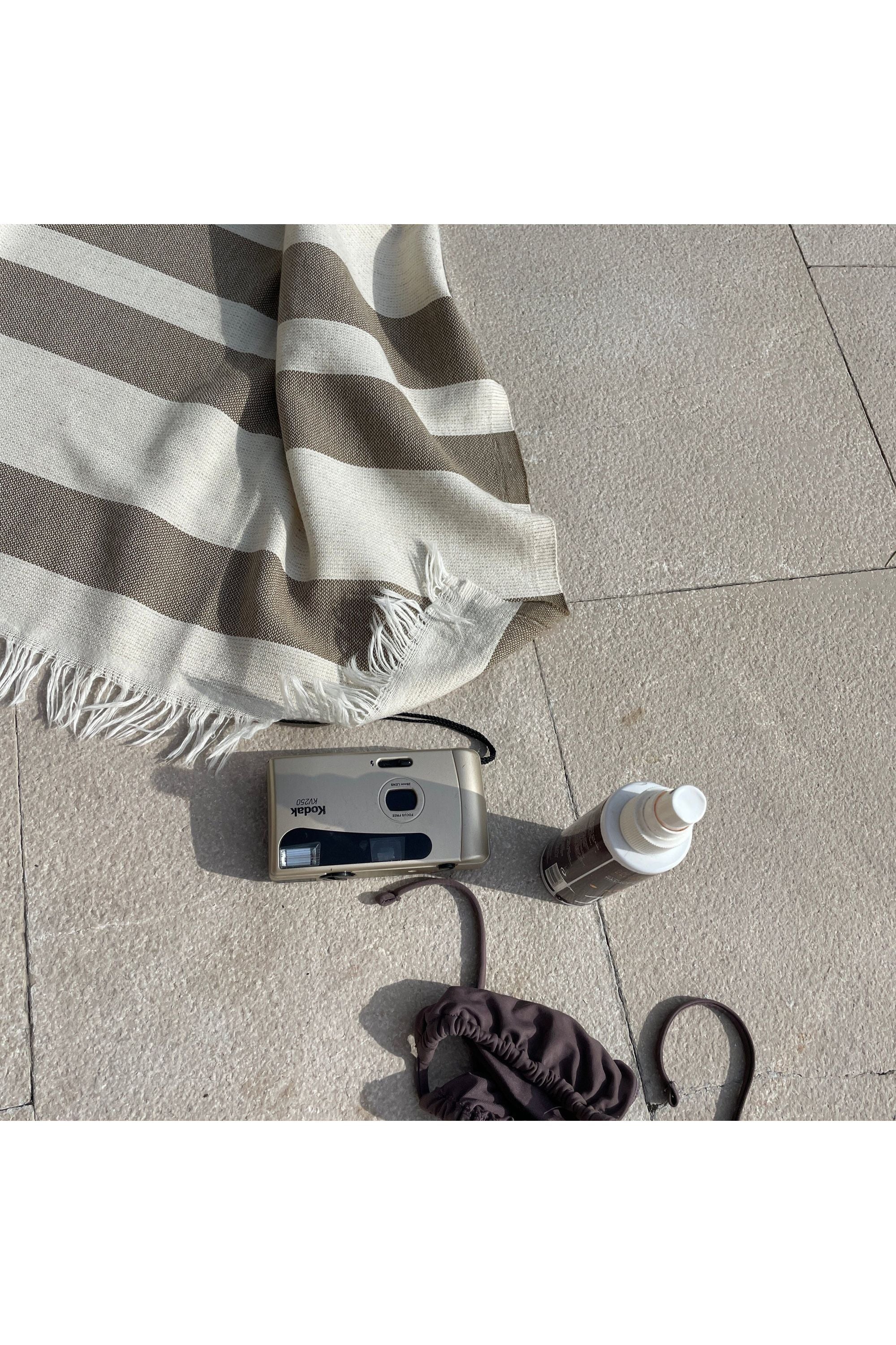 Turkish Cotton Towel - Ibiza Butternut