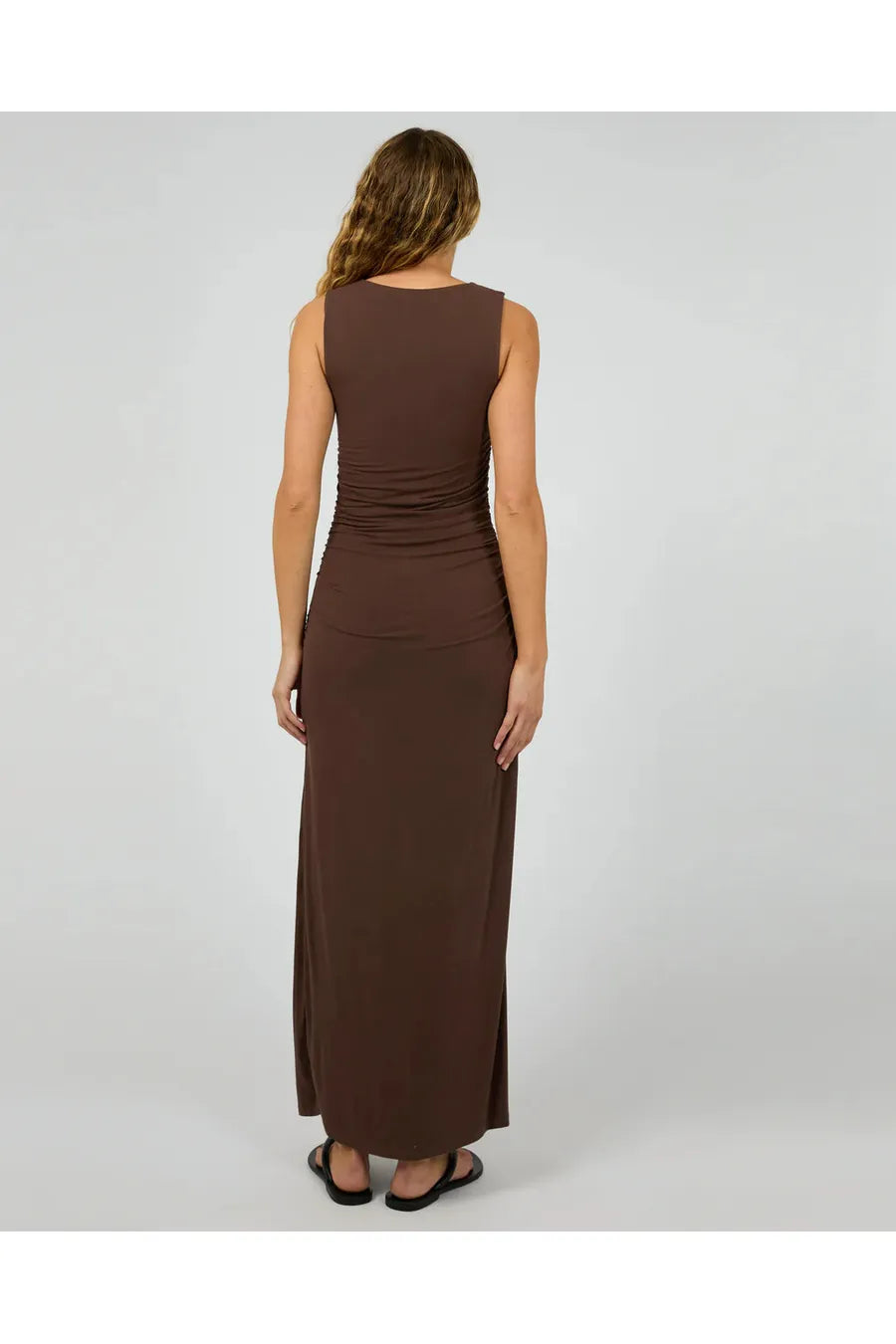 Evie Ruched Maxi Dress