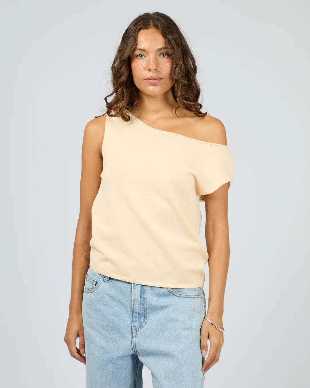 Ellis Off Shoulder Top - Butter