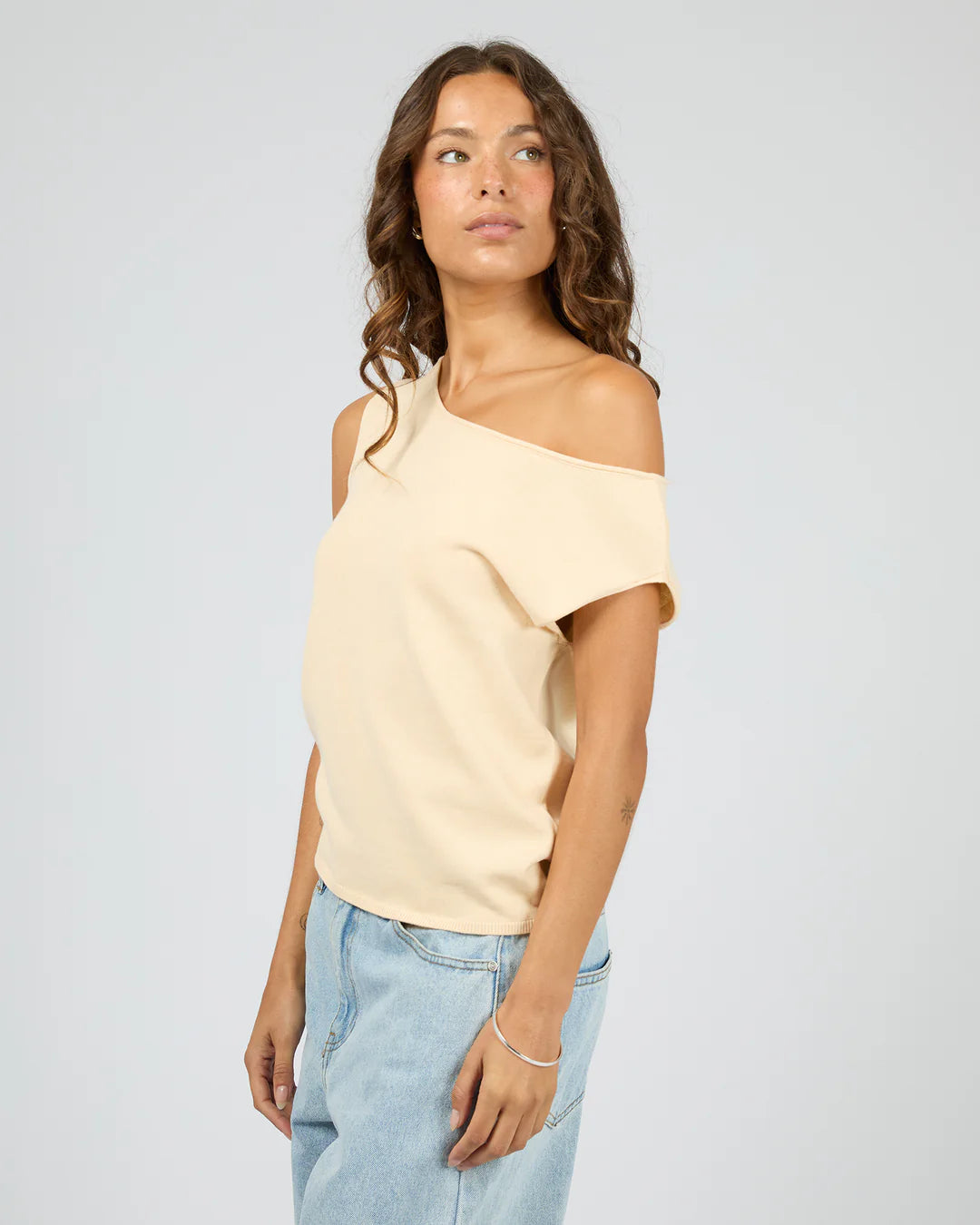 Ellis Off Shoulder Top - Butter