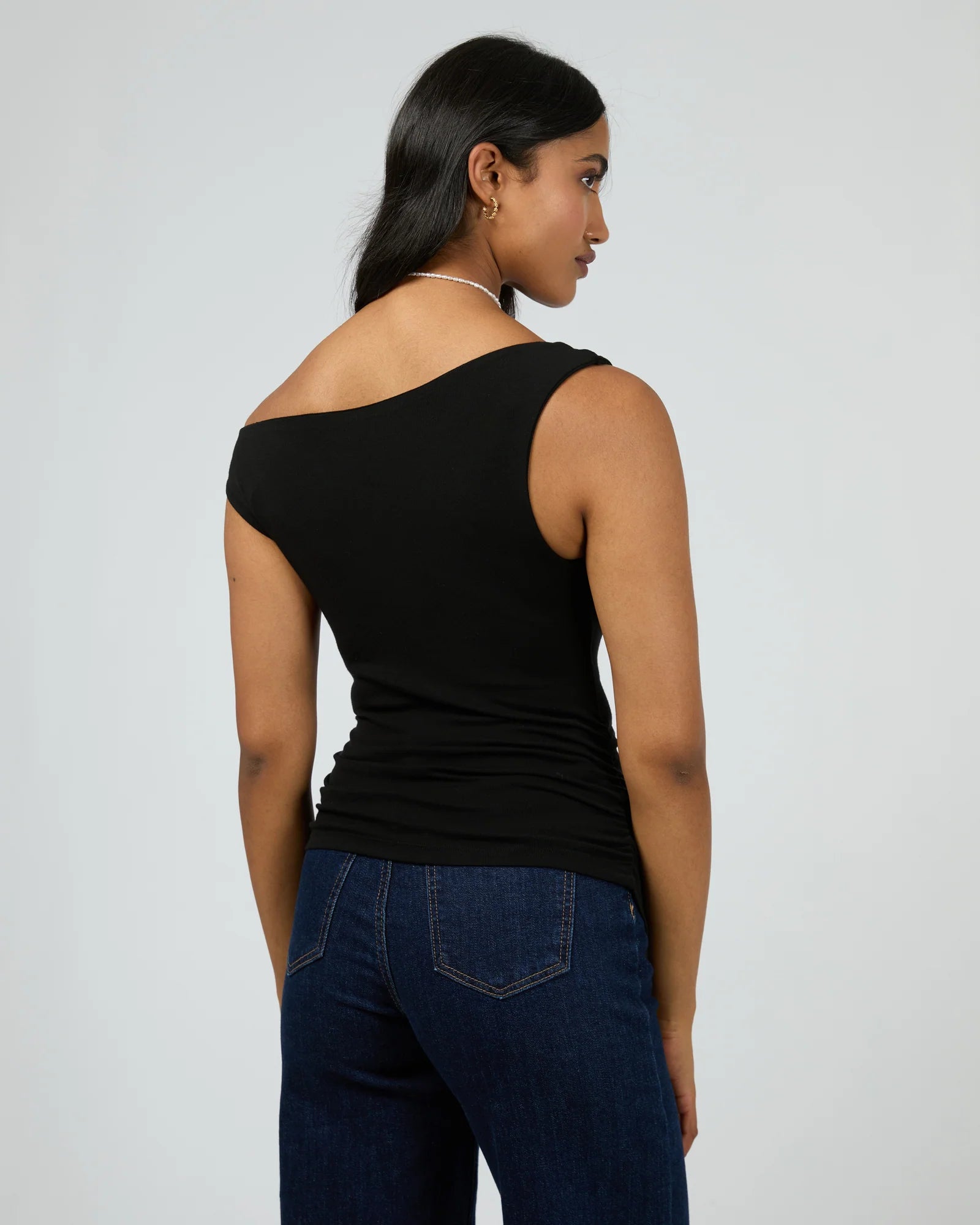 Kylie Off Shoulder Top - Black