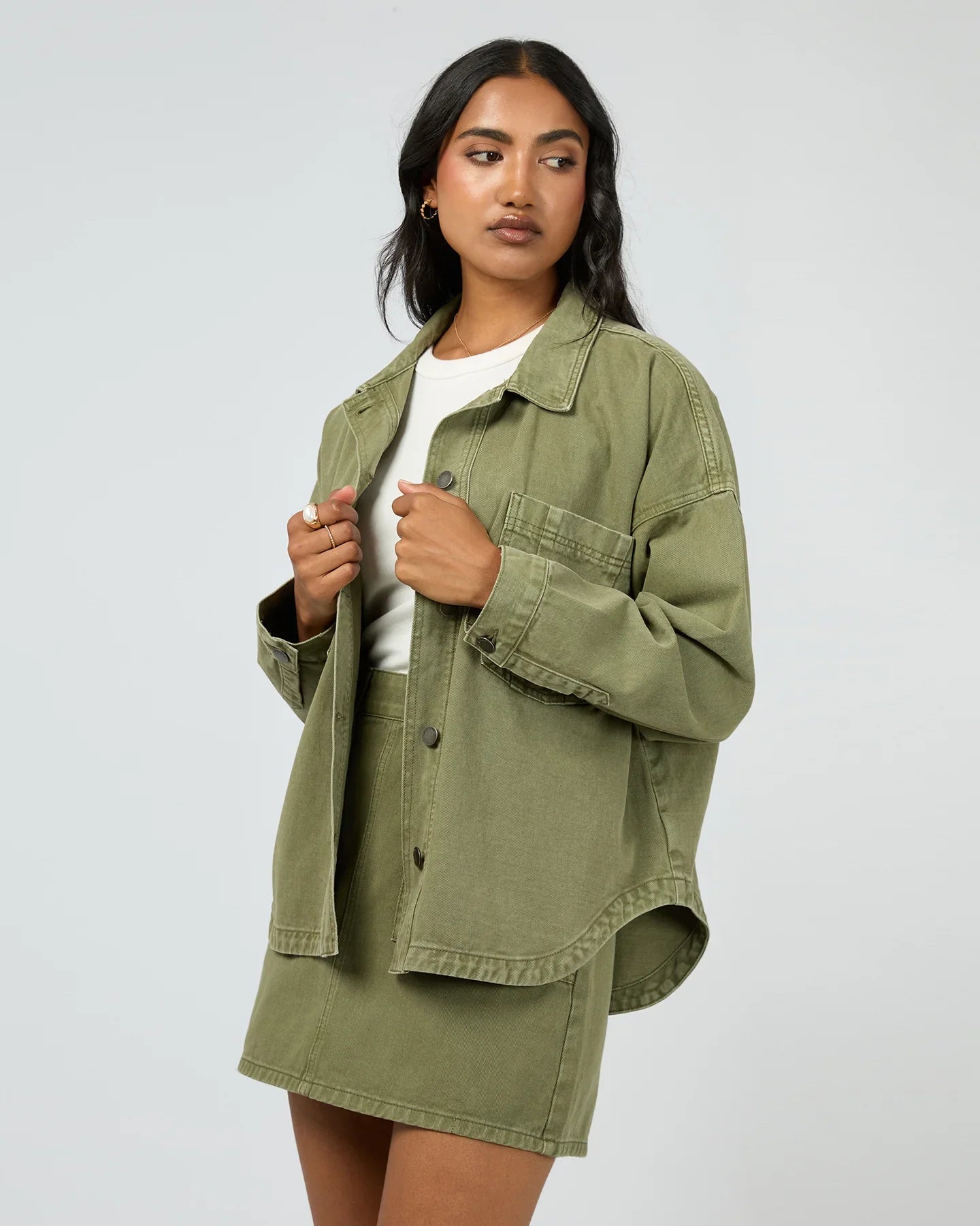 Dale Shacket Khaki