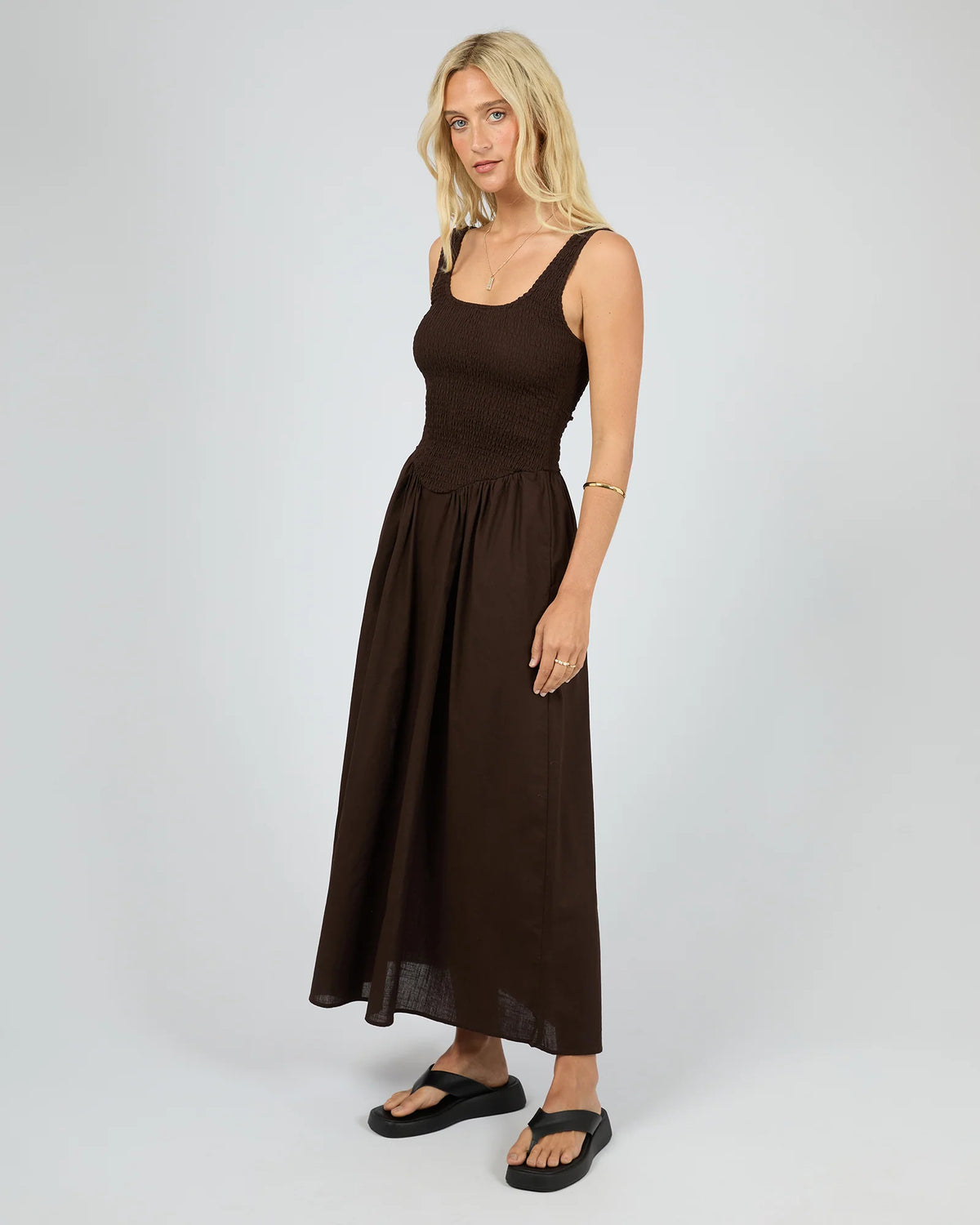 Essential Maxi Dress - Brown