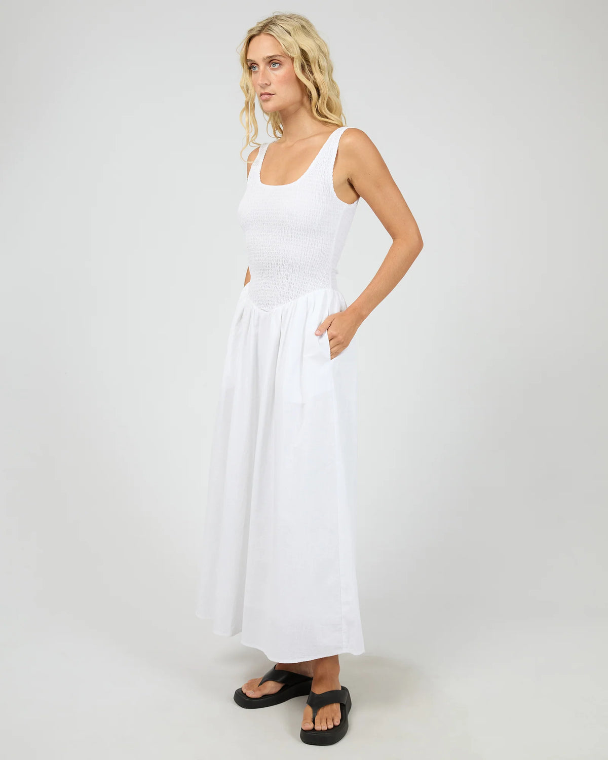 Essential Maxi Dress - White