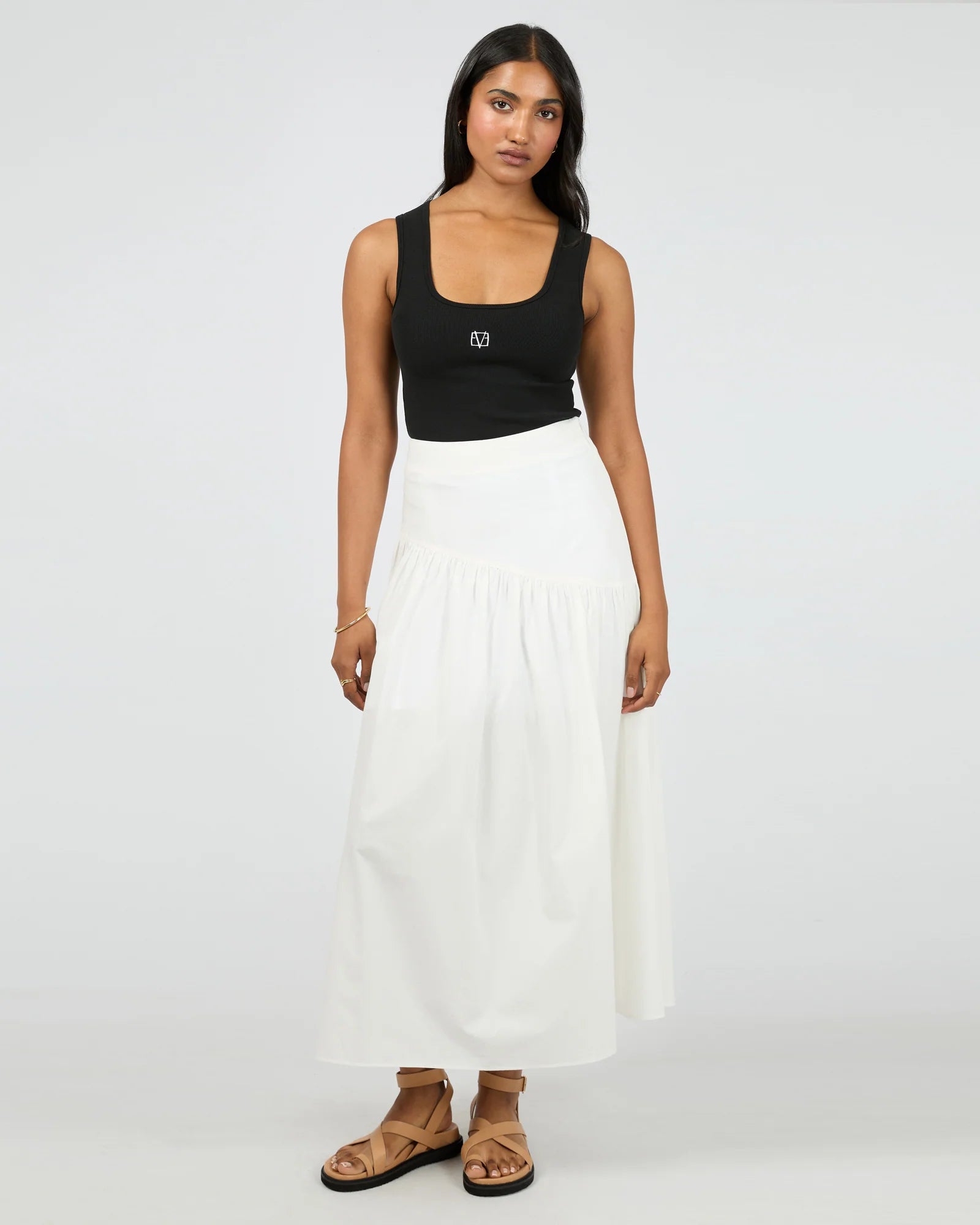 Essential Asym Maxi Skirt
