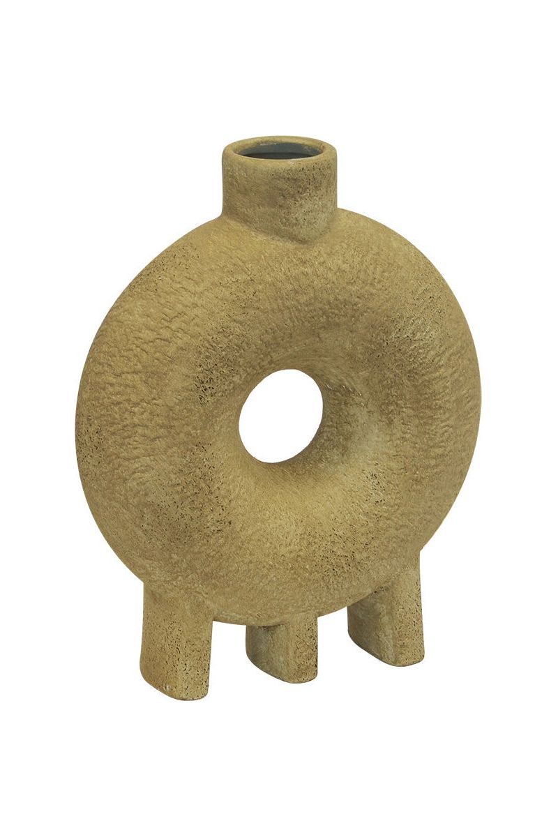 Ceramic donut vase