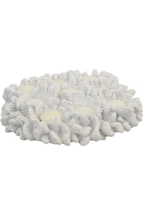 Coral Resin Multi Tea-light Holder