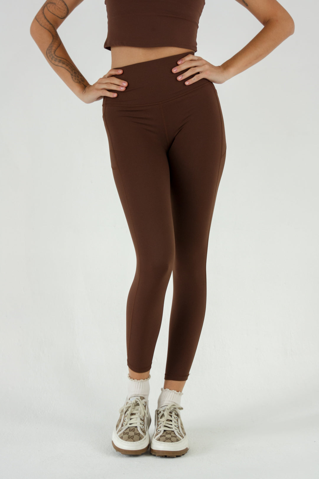 Leggings Skinny - Brown