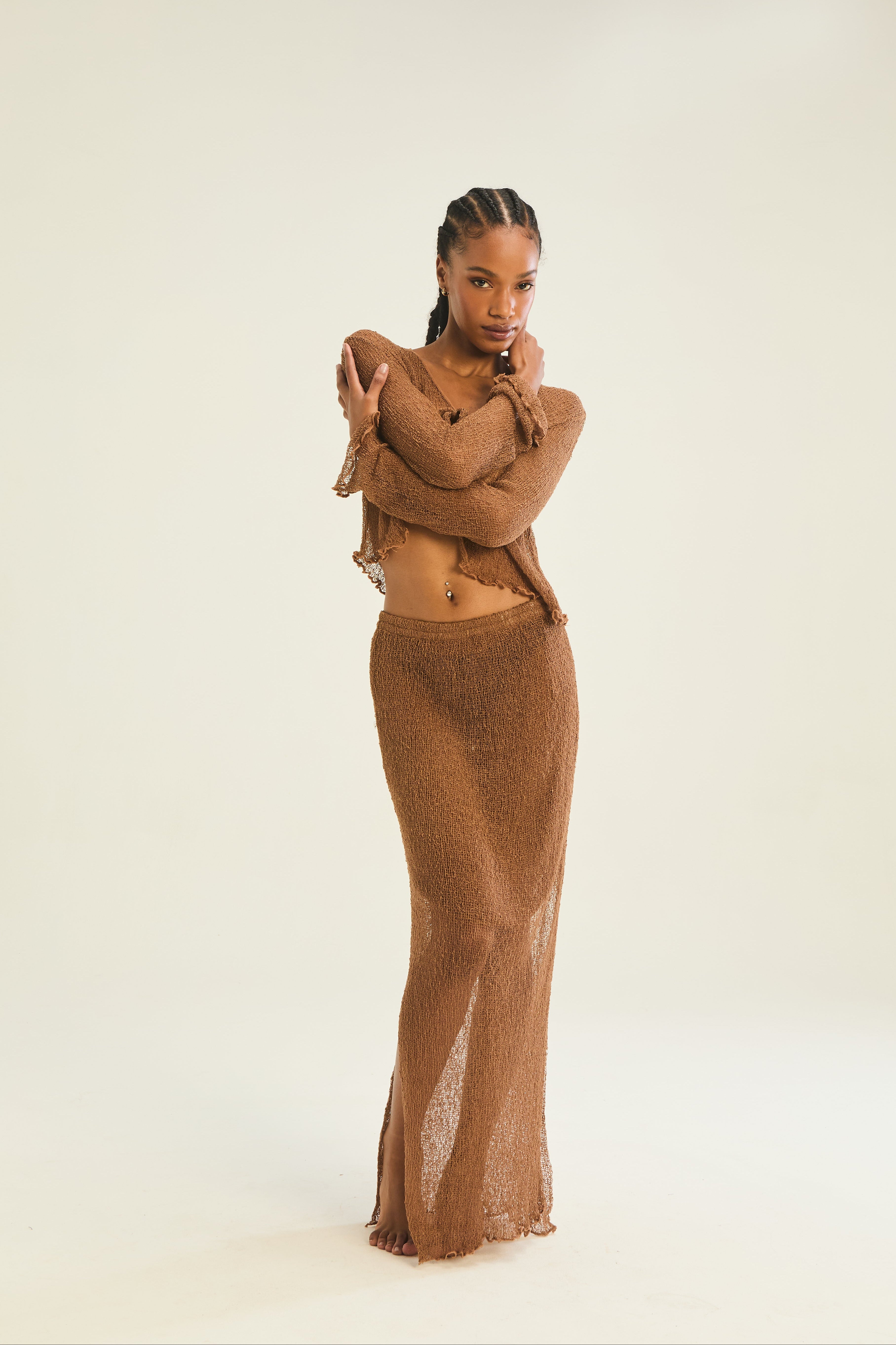 Mesh Top & Skirt
