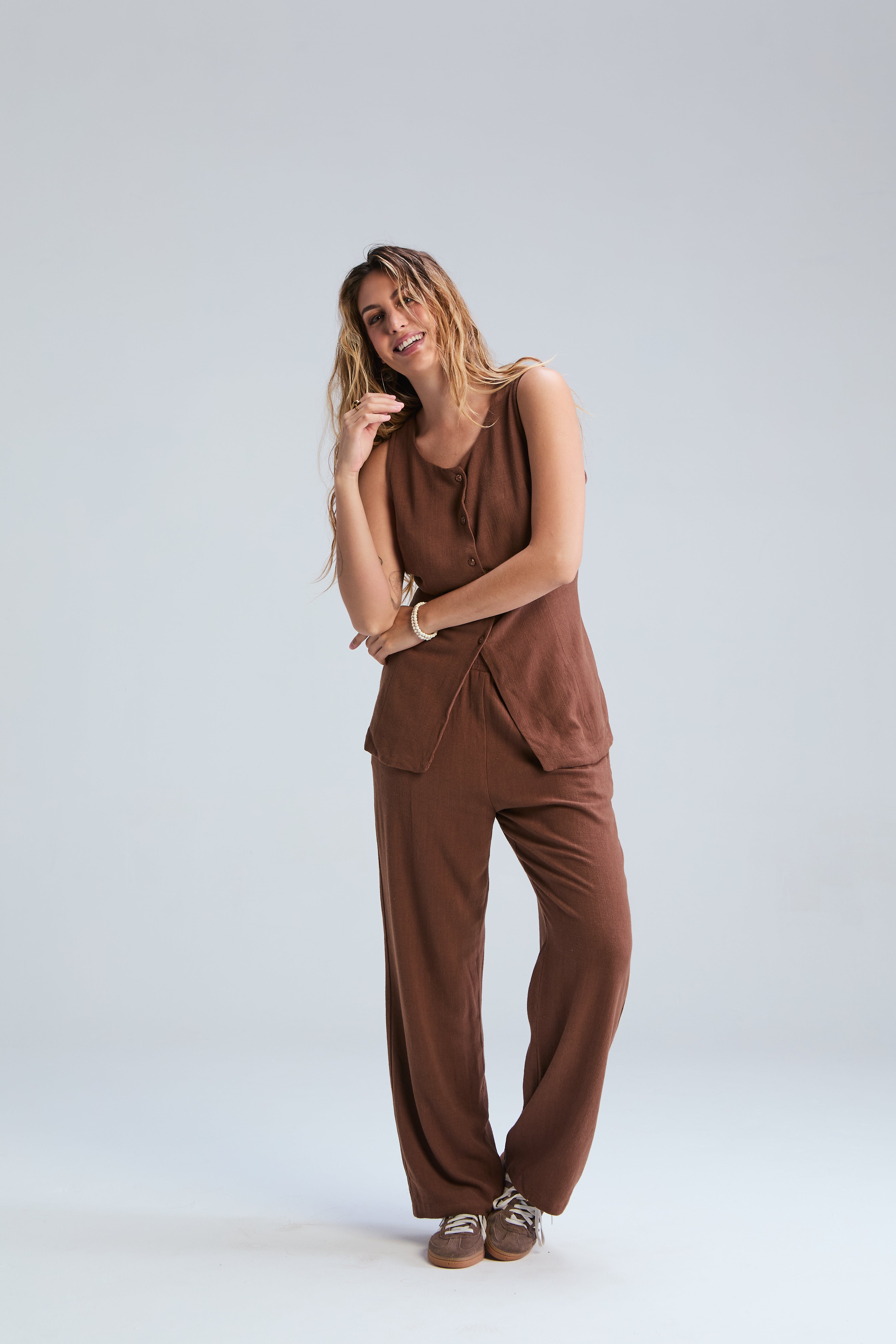 Corfu Pants - Chocolate