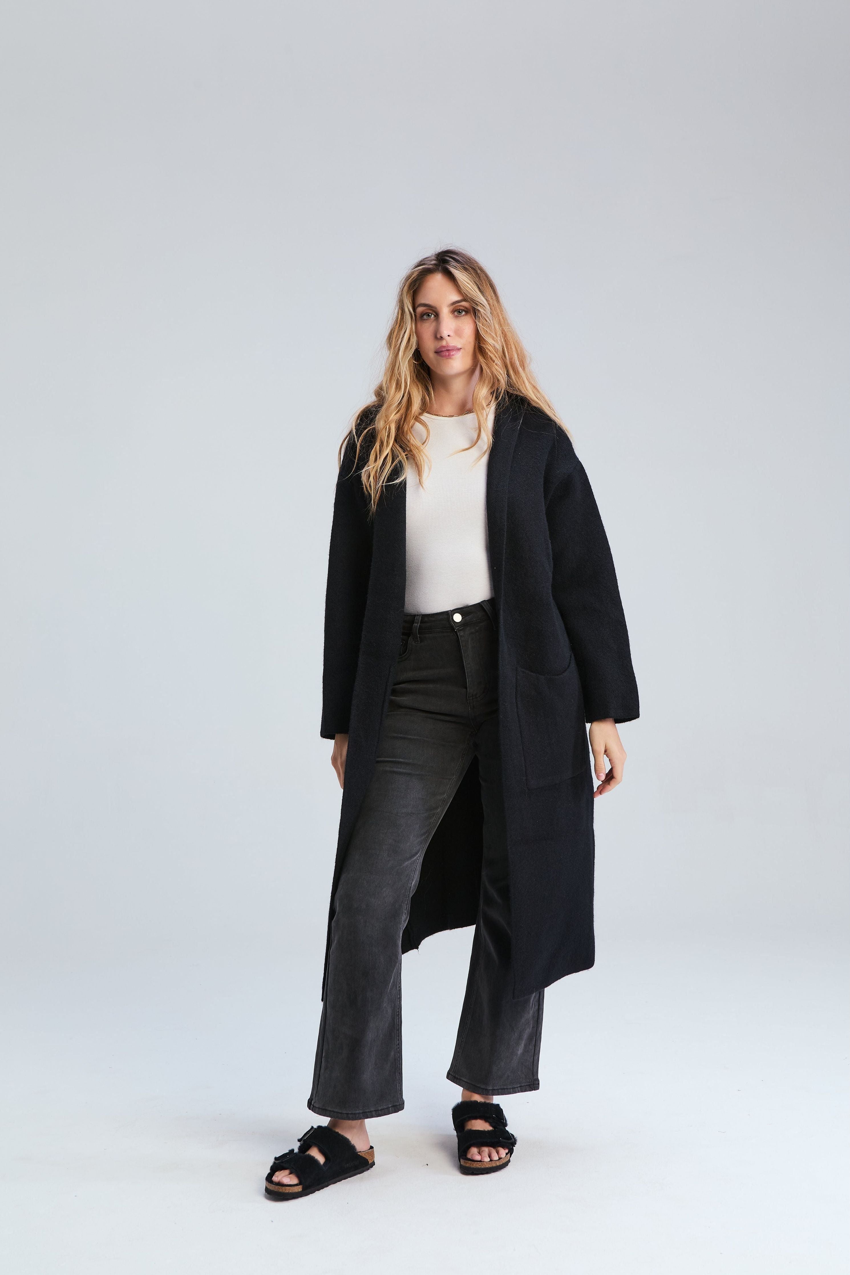 Ignite Cardi - Black/Choc