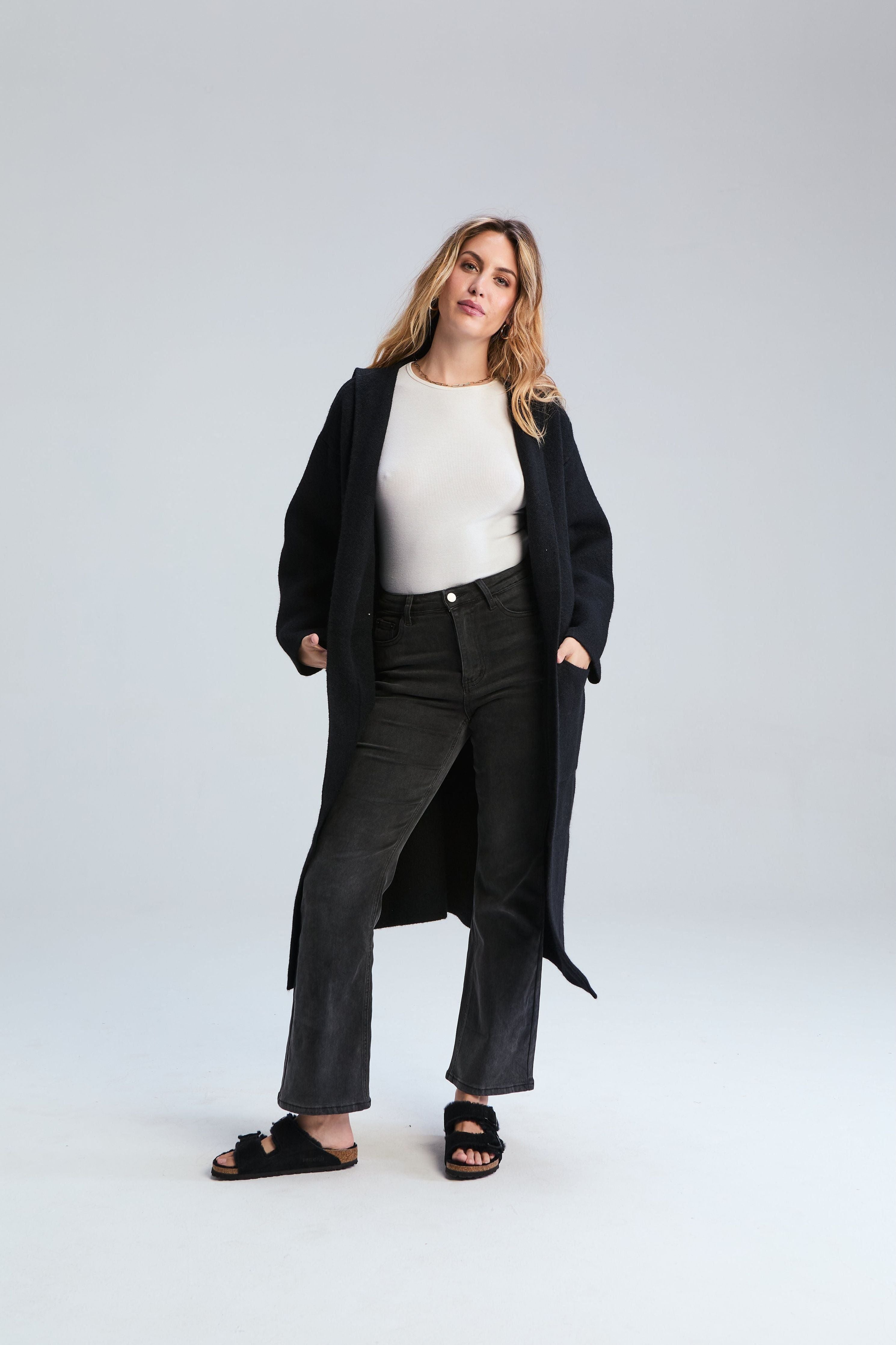 Ignite Cardi - Black/Choc