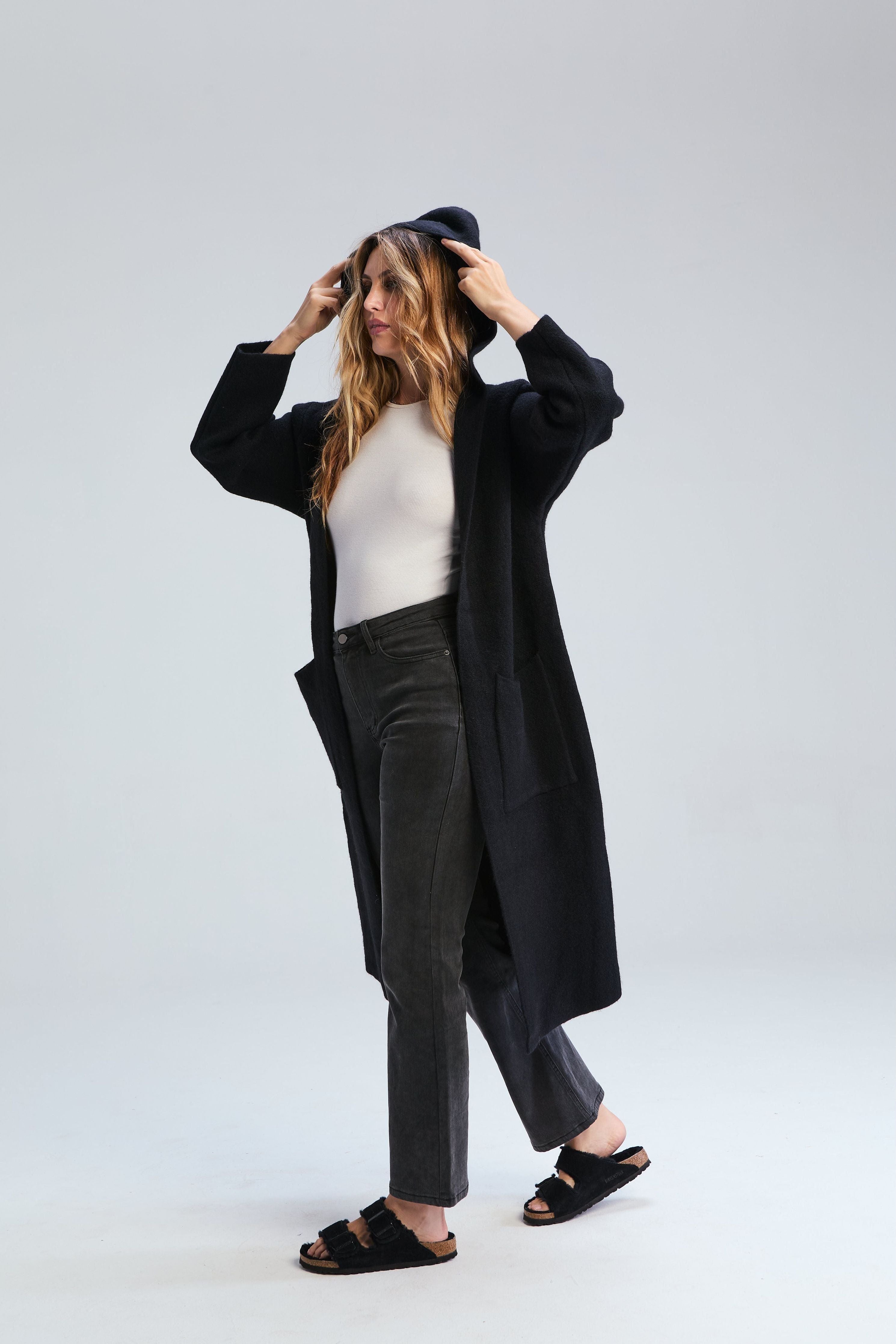 Ignite Cardi - Black/Choc