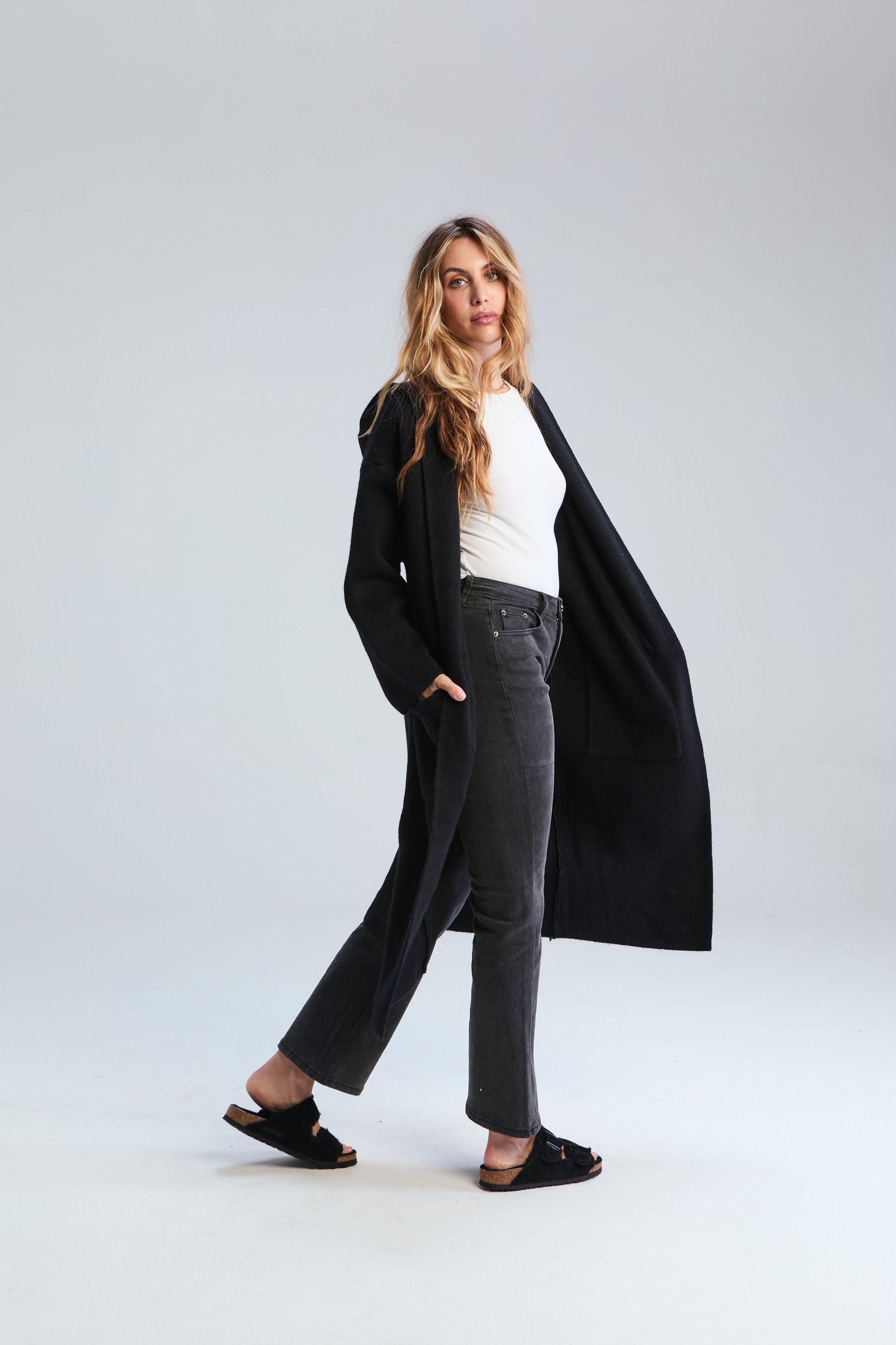 Ignite Cardi - Black/Choc
