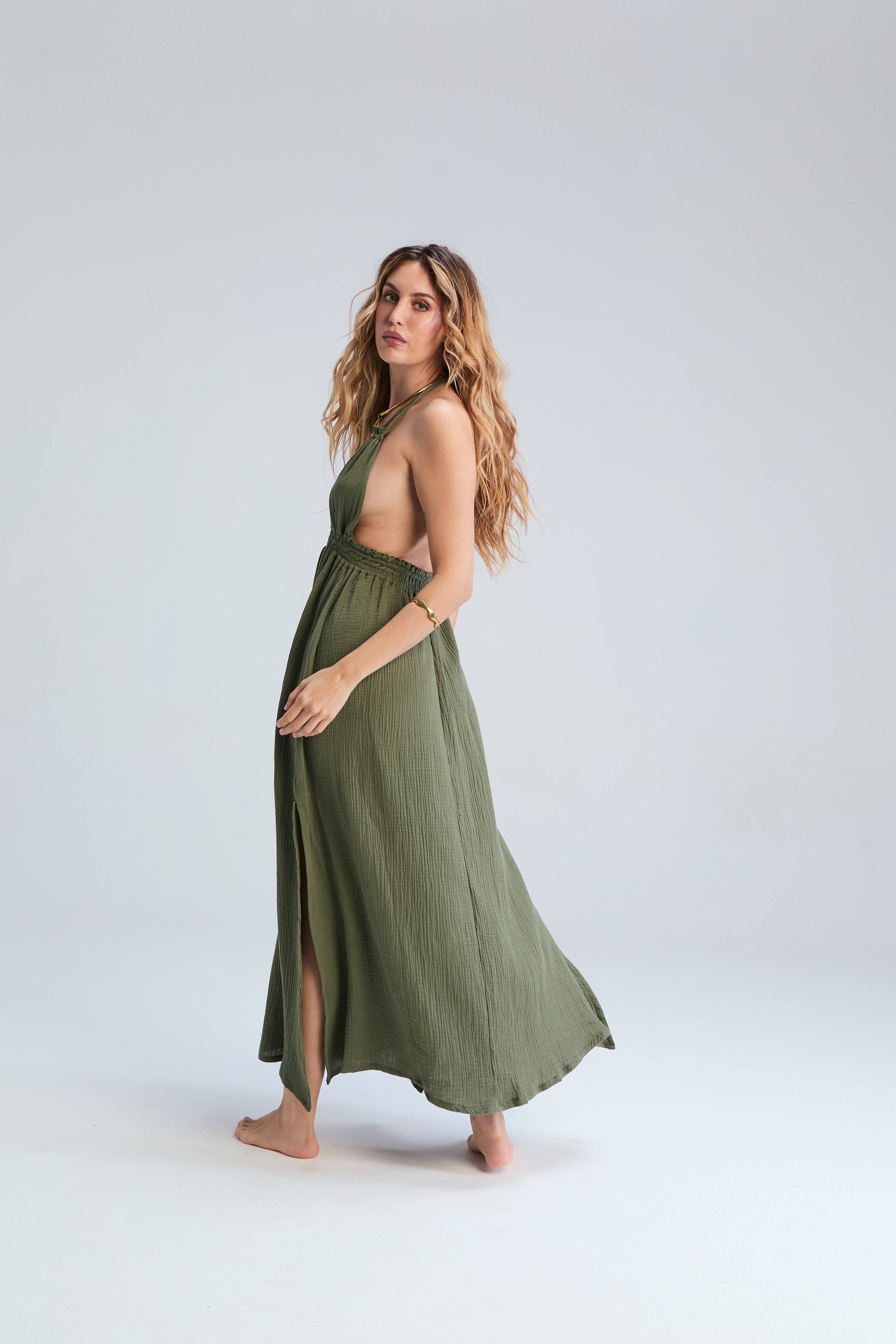 Goddess Dress - Olive