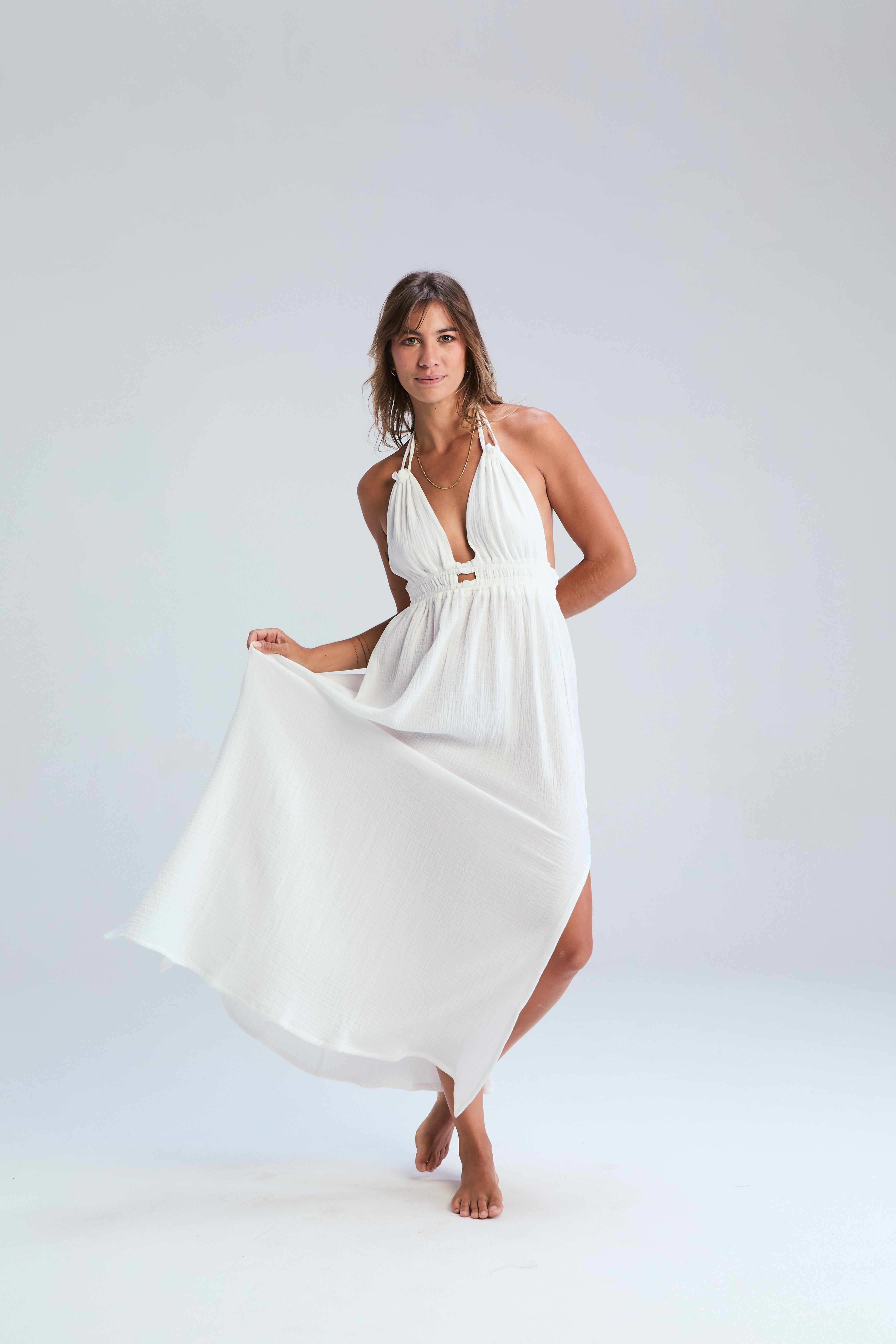 Goddess Dress - White