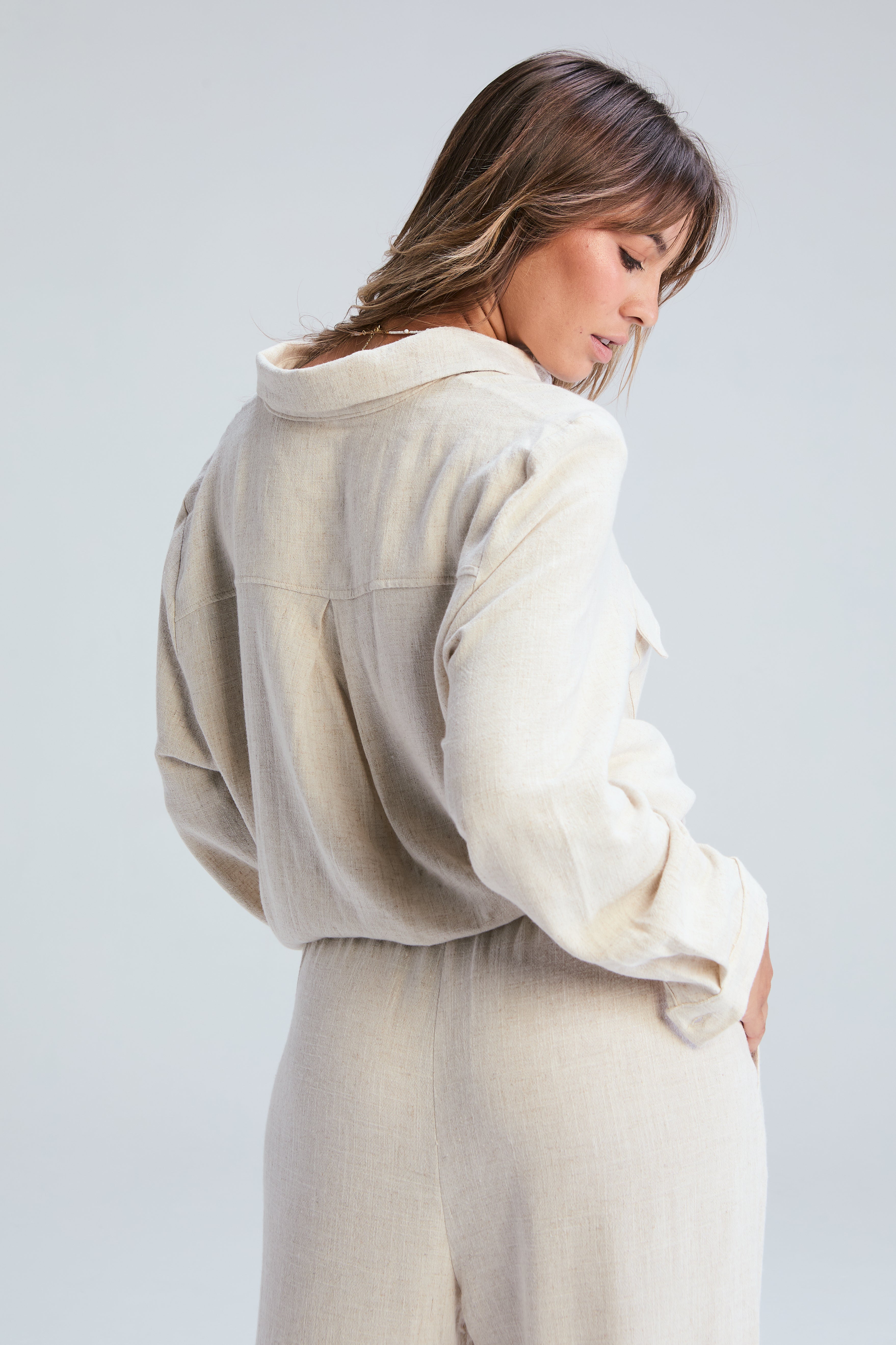 Corfu Classic Shirt - Stone