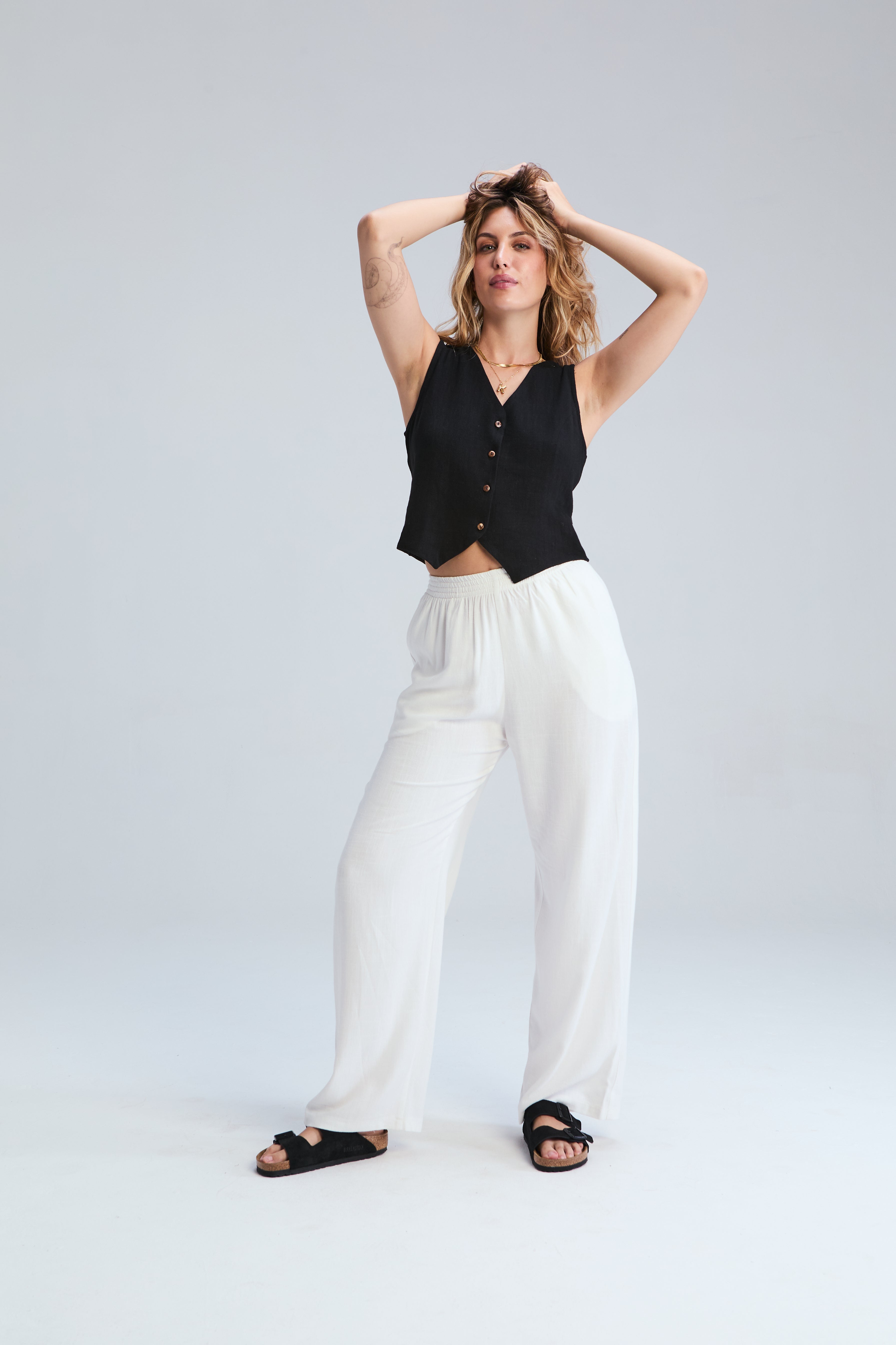 Corfu Pants - Ivory