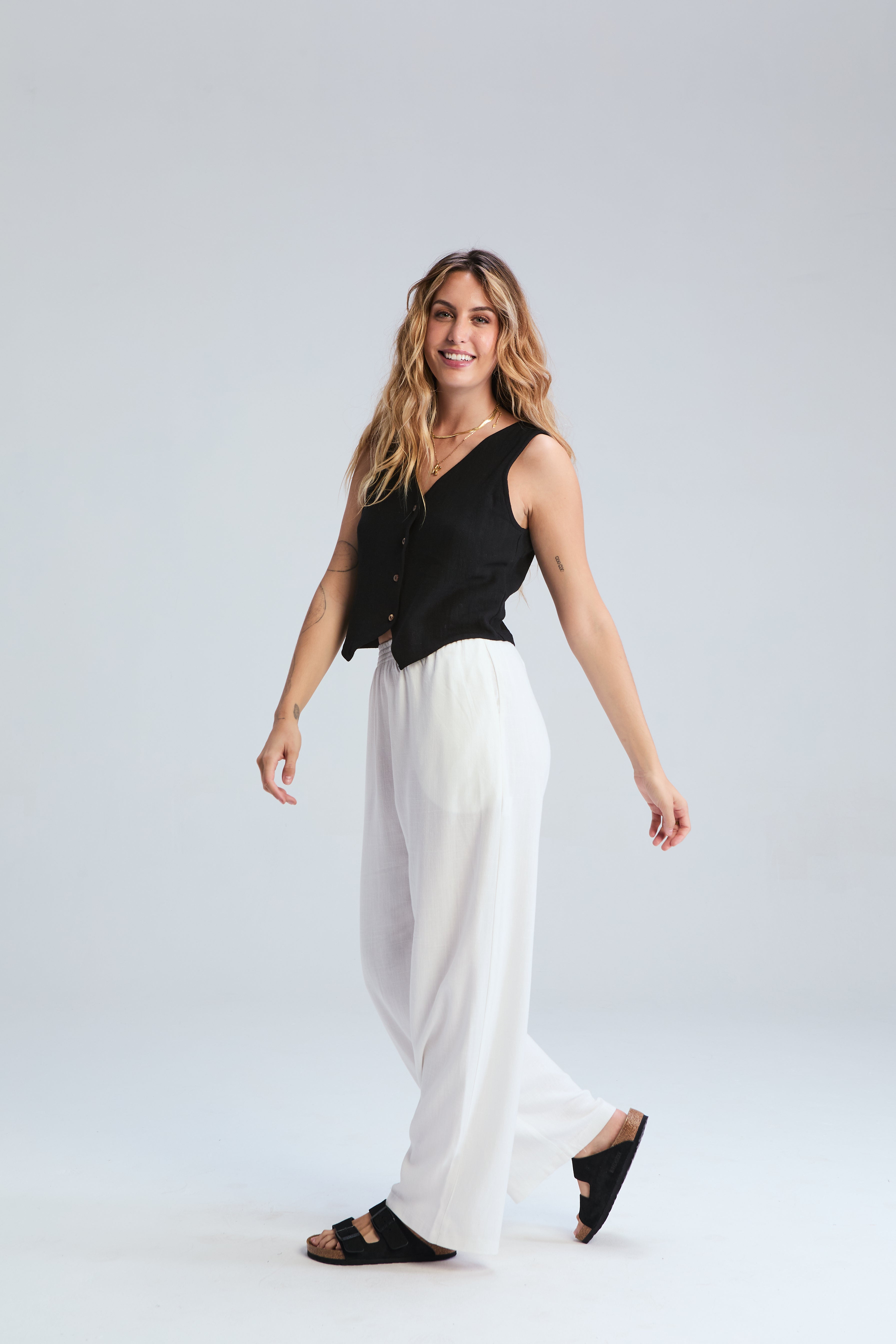 Corfu Pants - Ivory