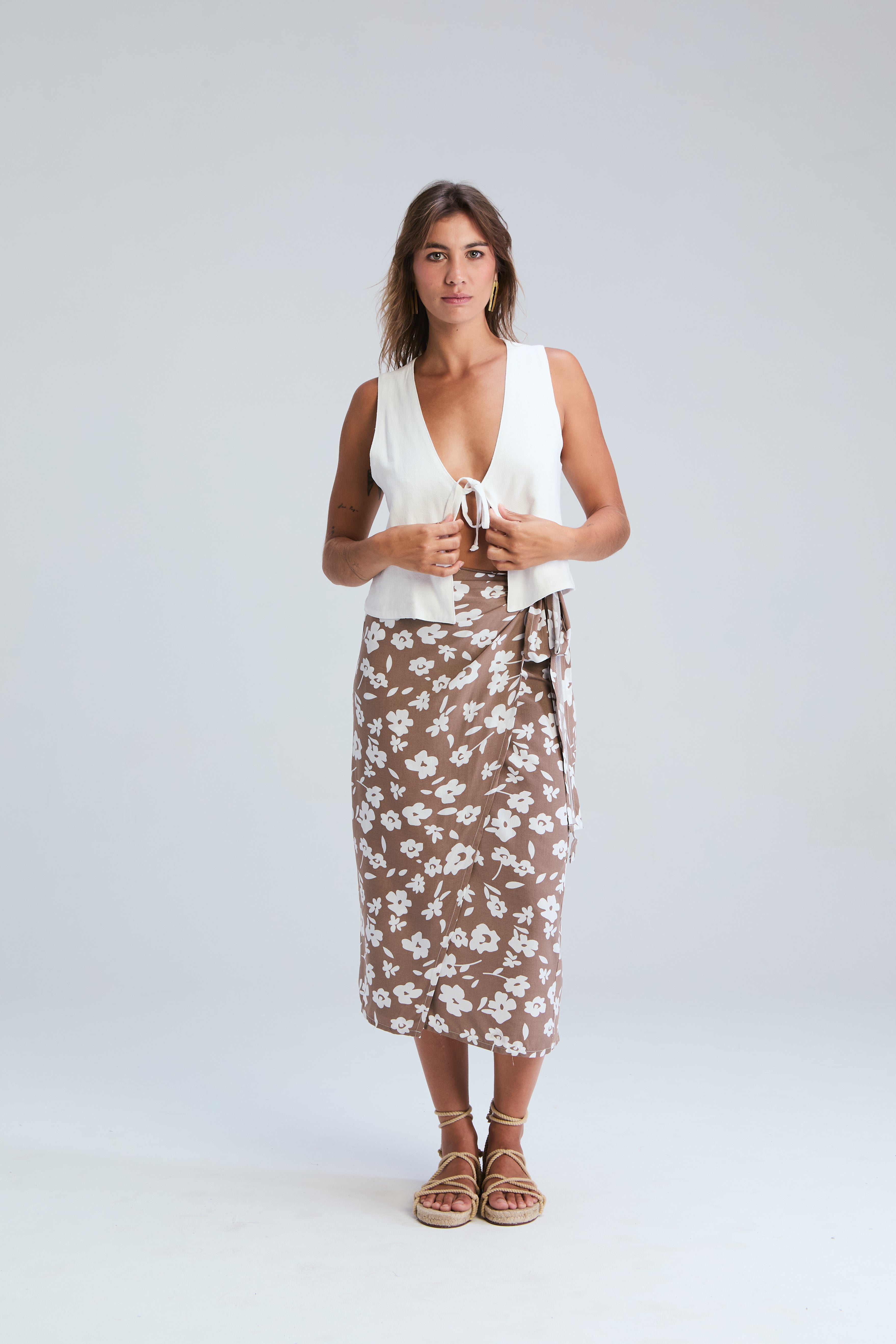 Tully Tie Wrap Skirt