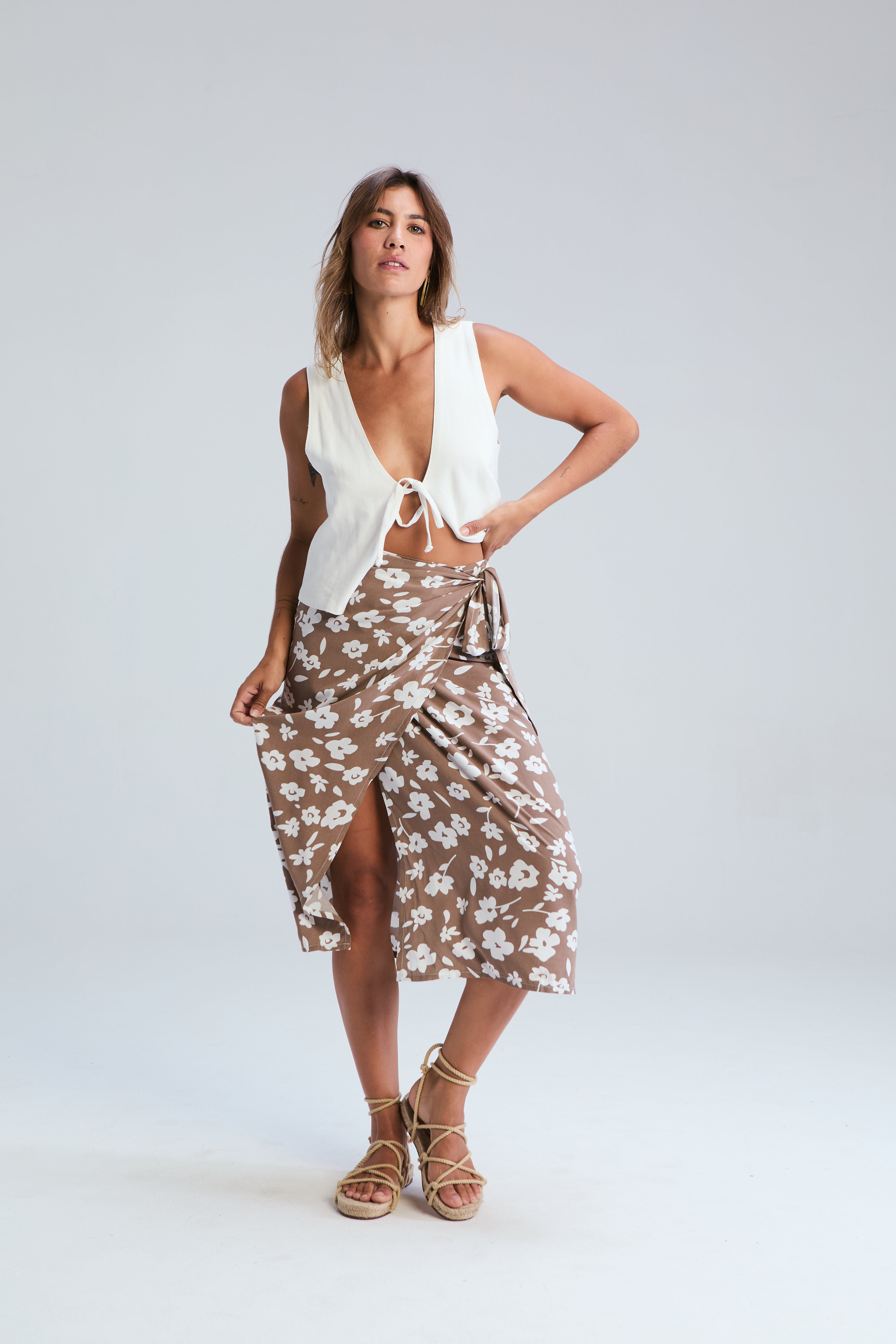 Tully Tie Wrap Skirt