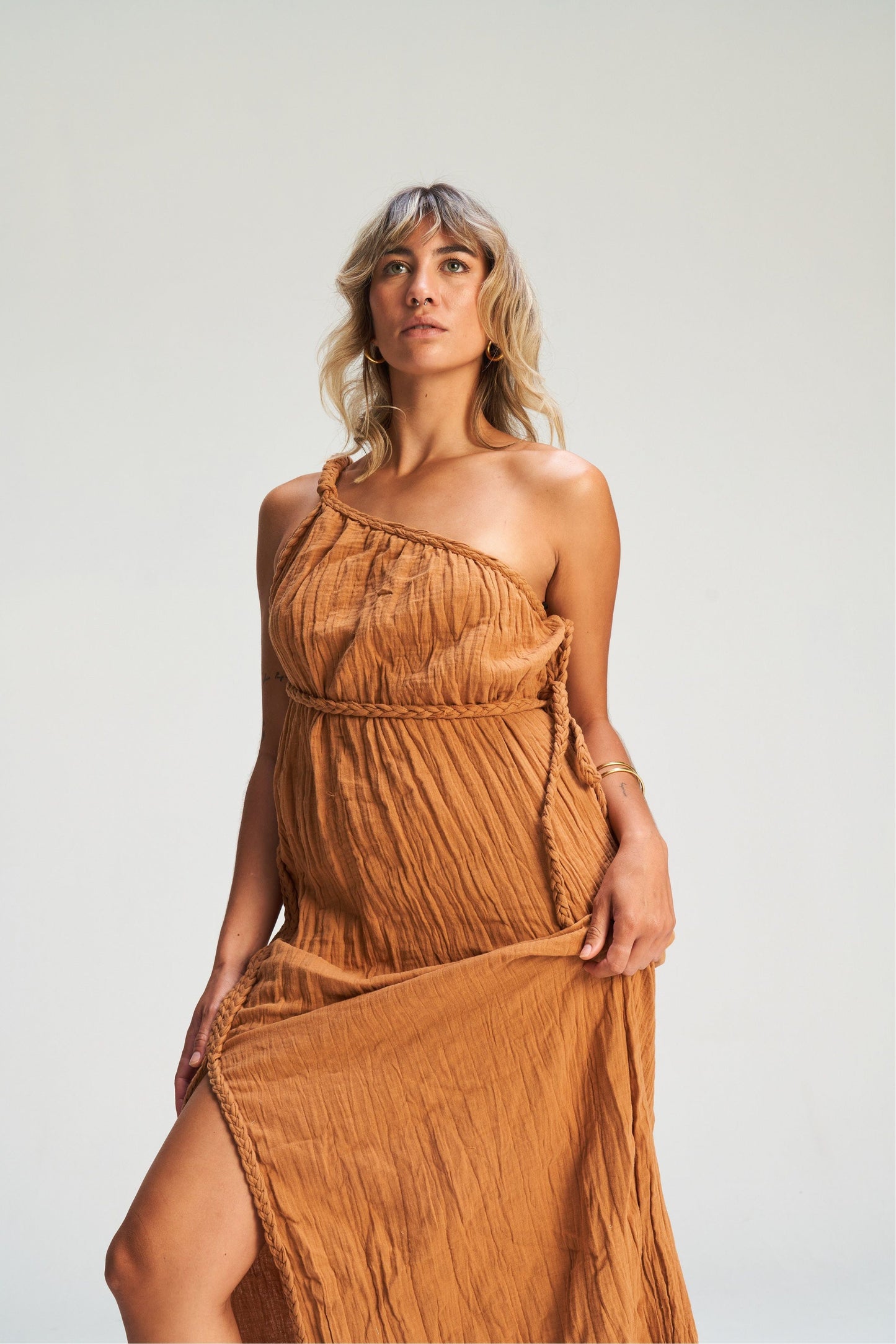 One shoulder dress