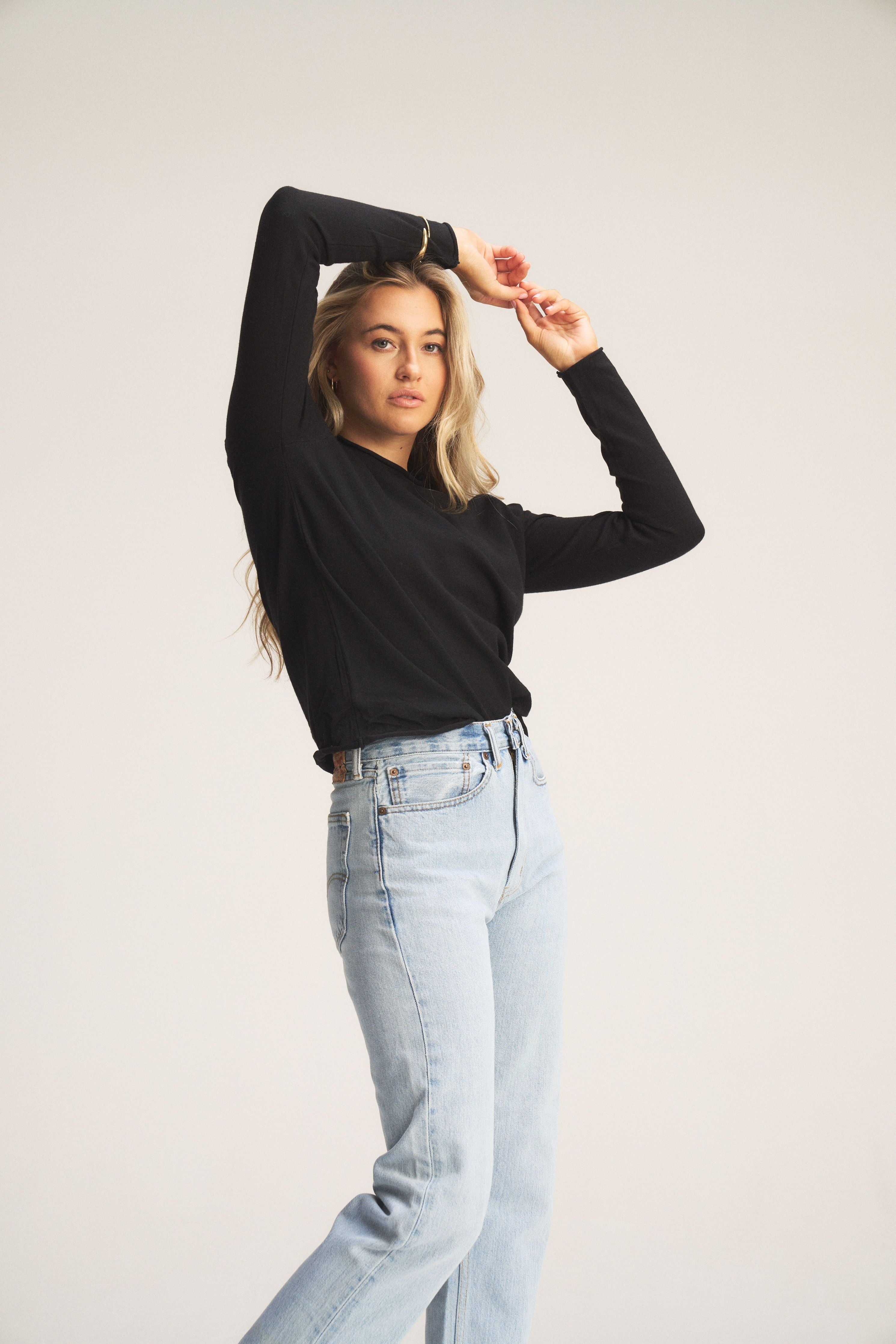 Milan Roller Neck Jumper - Black