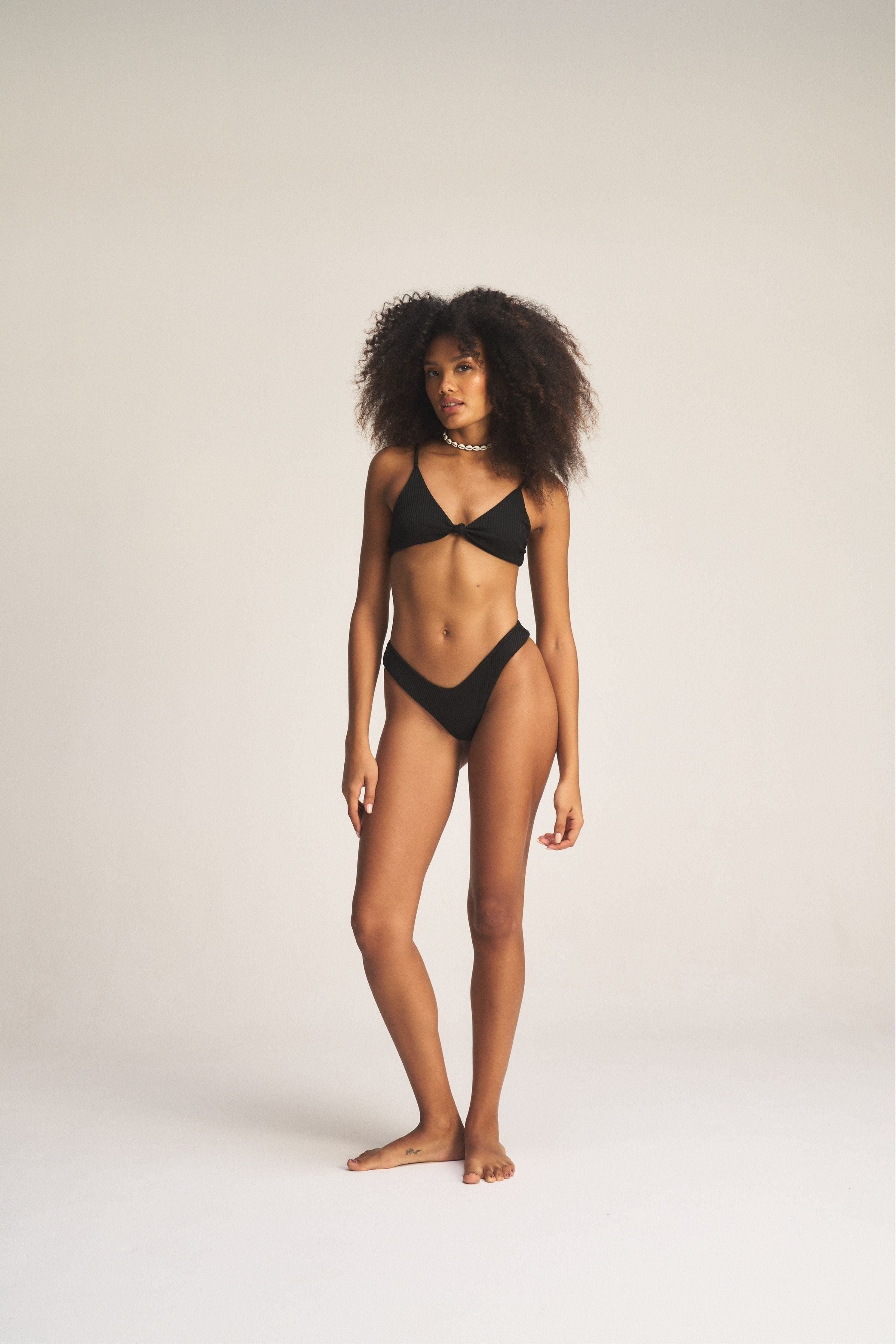 Knot Top & Cheeky Bum Bikini Set