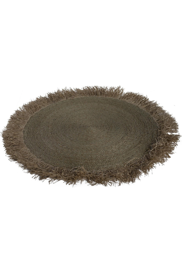 Round rug seagrass