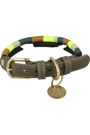 Dog Collar Adjustable - Olive Glow