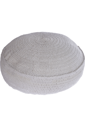 Macrame floor cushion