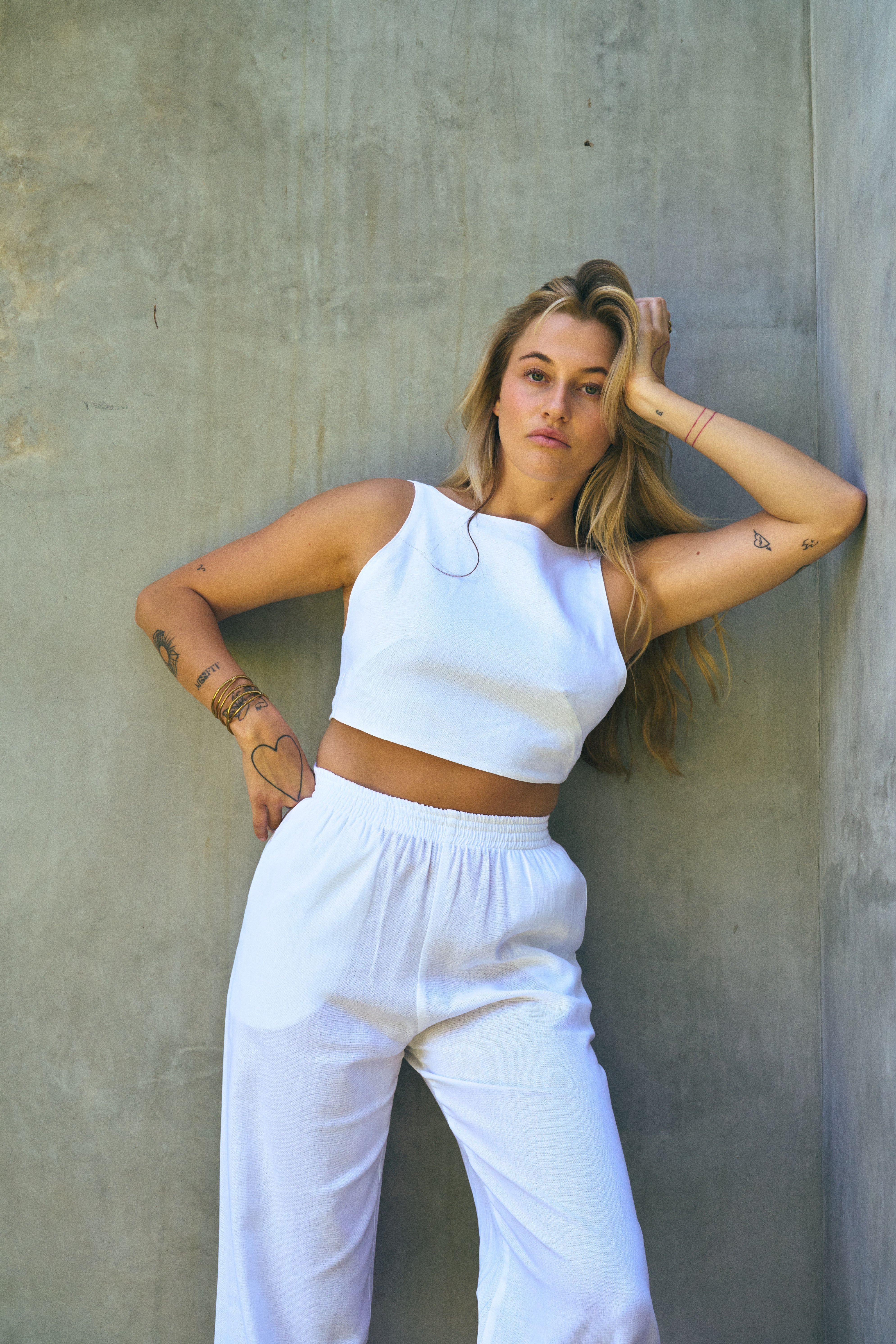 Holster Tie Top - White