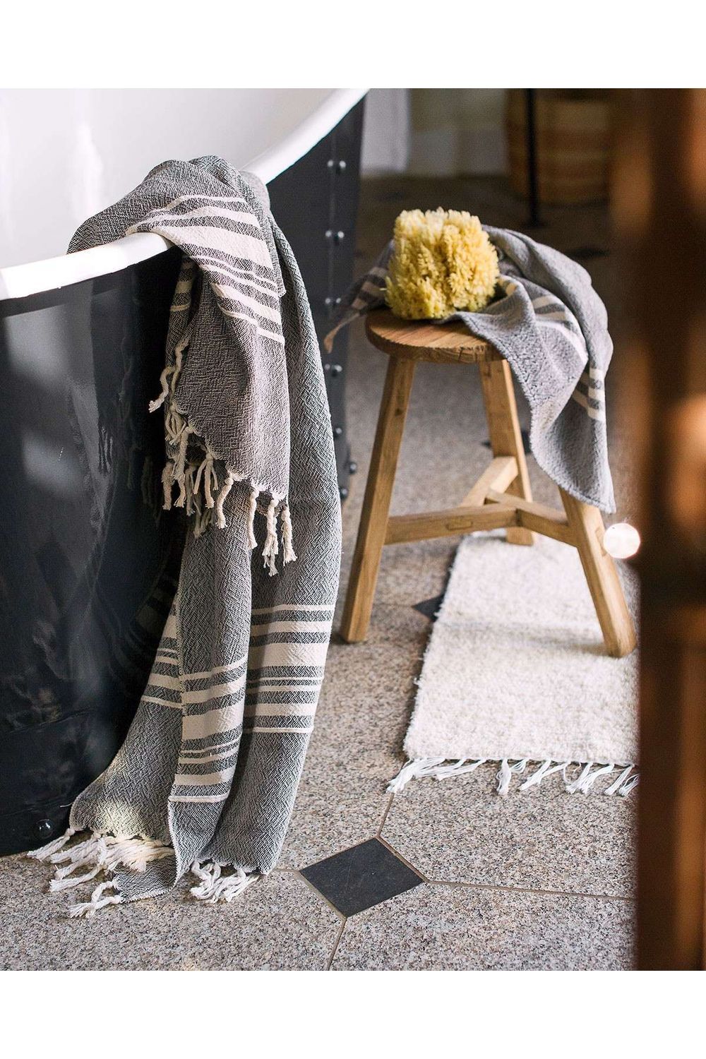 Stripe - cotton bath towel