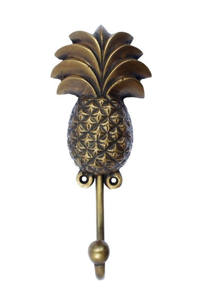 Pineapple Hook - Brass