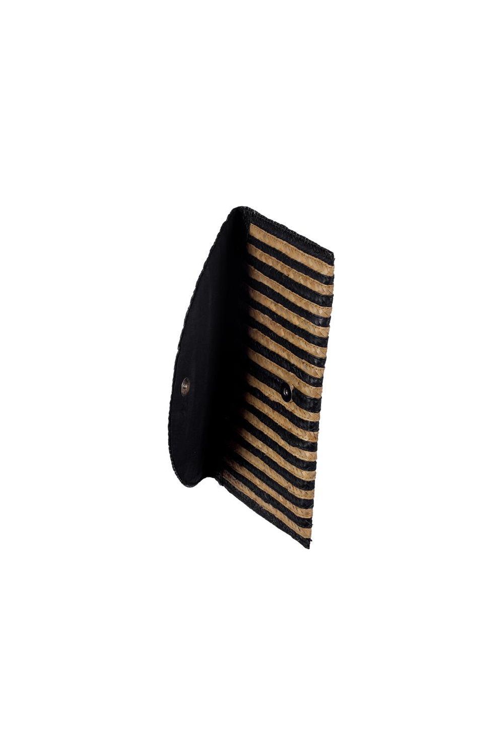Sienna woven clutch