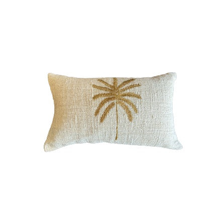 Cotton Cushion Long - Palm