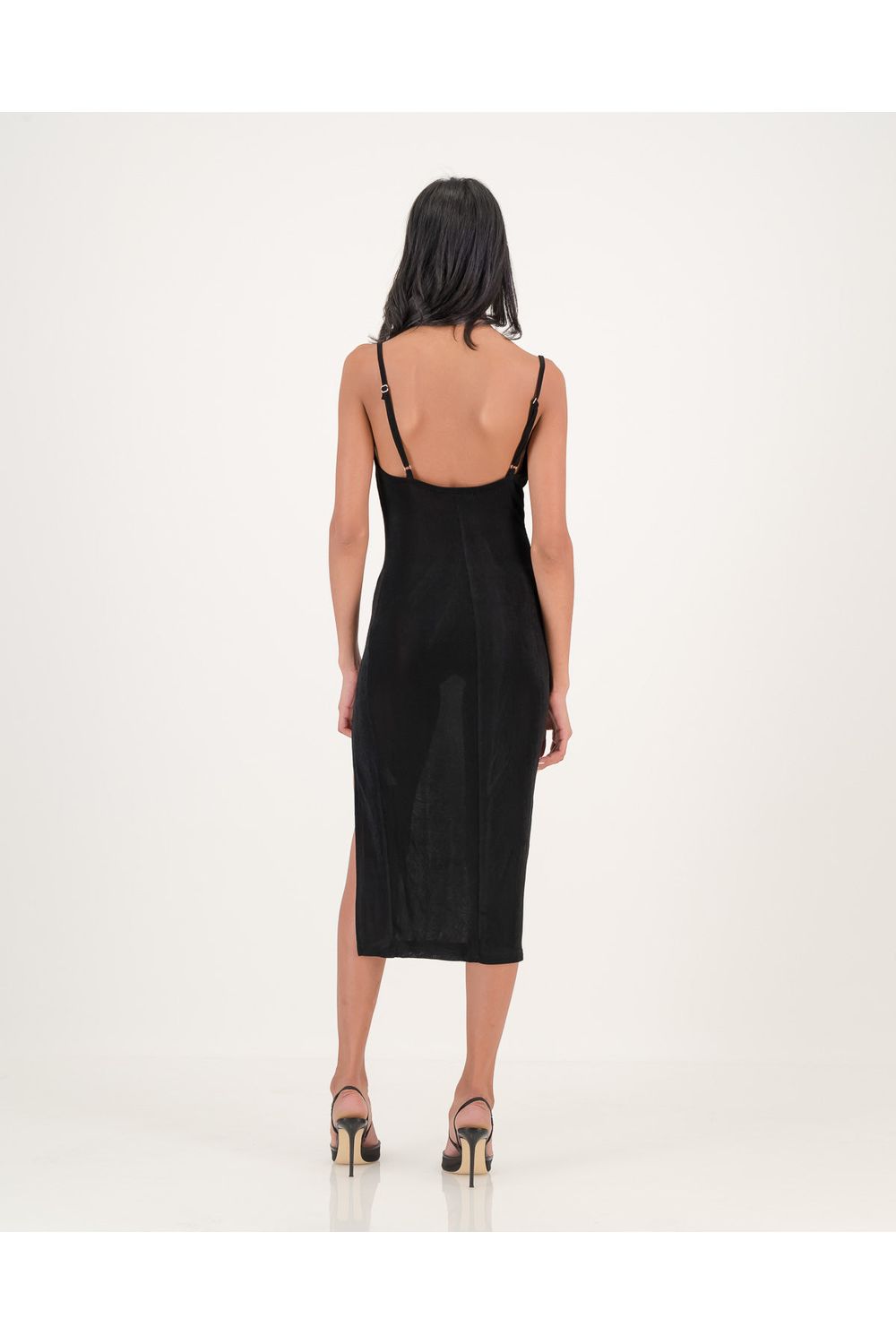 Mash x The Lot slit dress