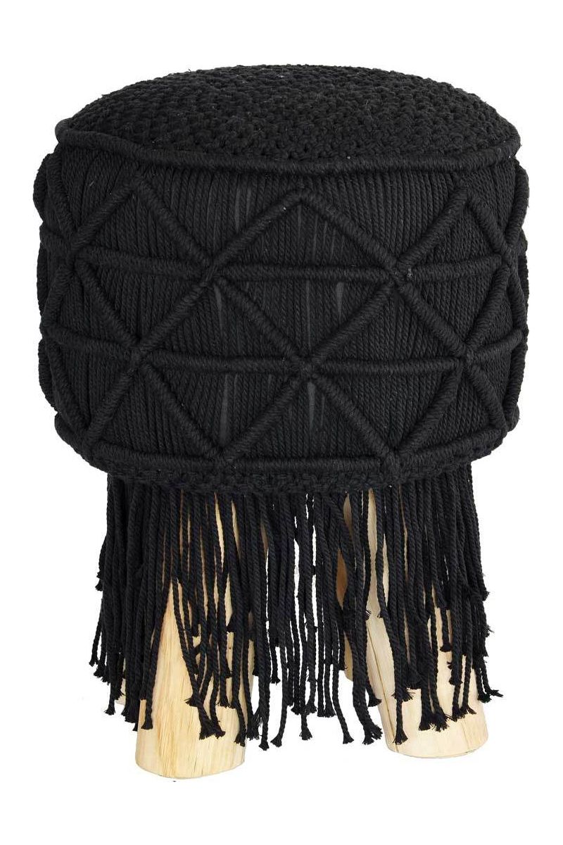Macrame stool small