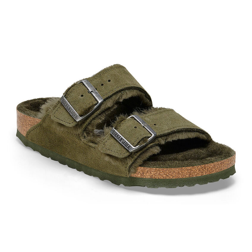 Birkenstock Arizona Shearling - Thyme