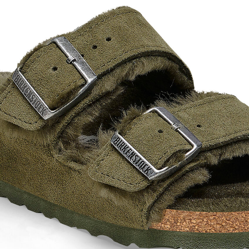 Birkenstock Arizona Shearling - Thyme