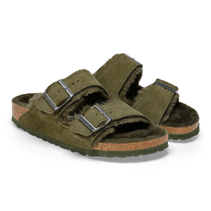 Birkenstock Arizona Shearling - Thyme