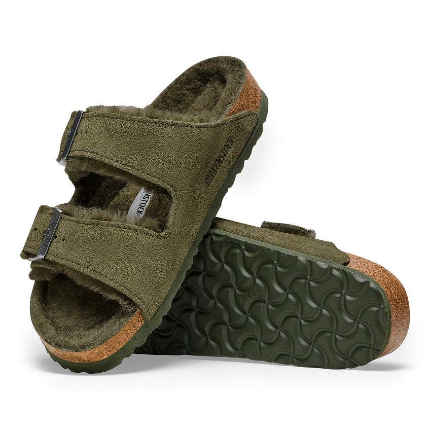 Birkenstock Arizona Shearling - Thyme