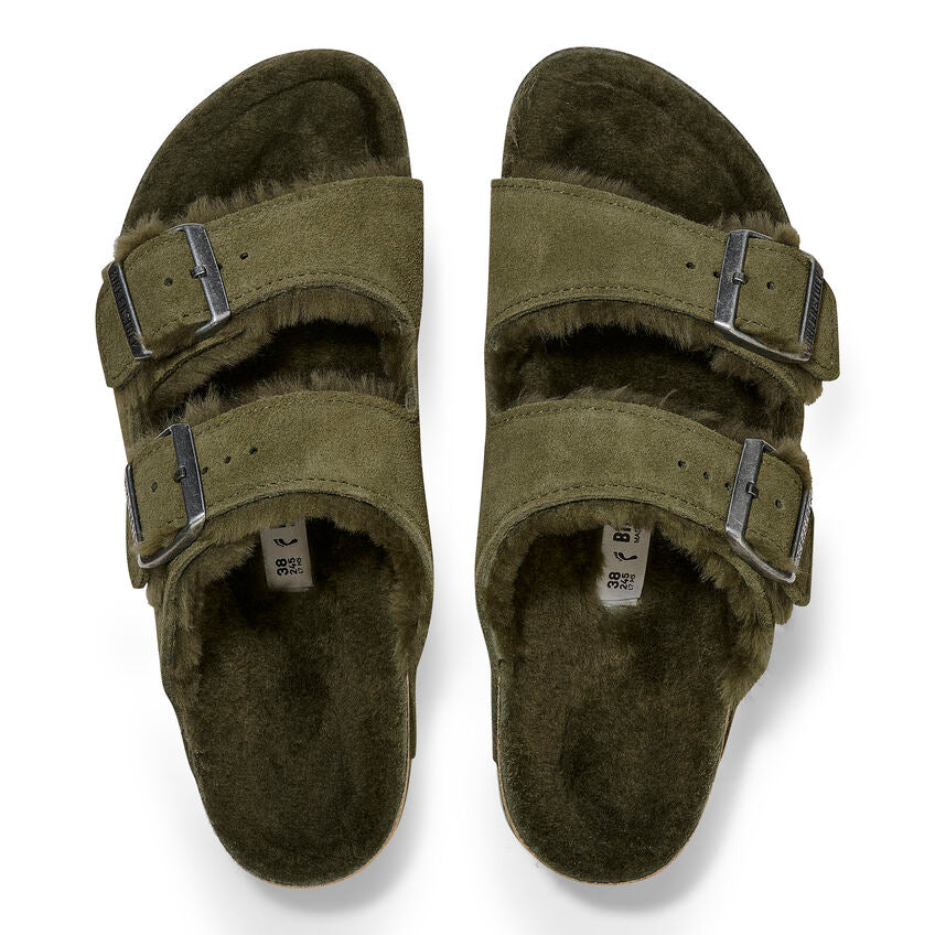 Birkenstock Arizona Shearling - Thyme
