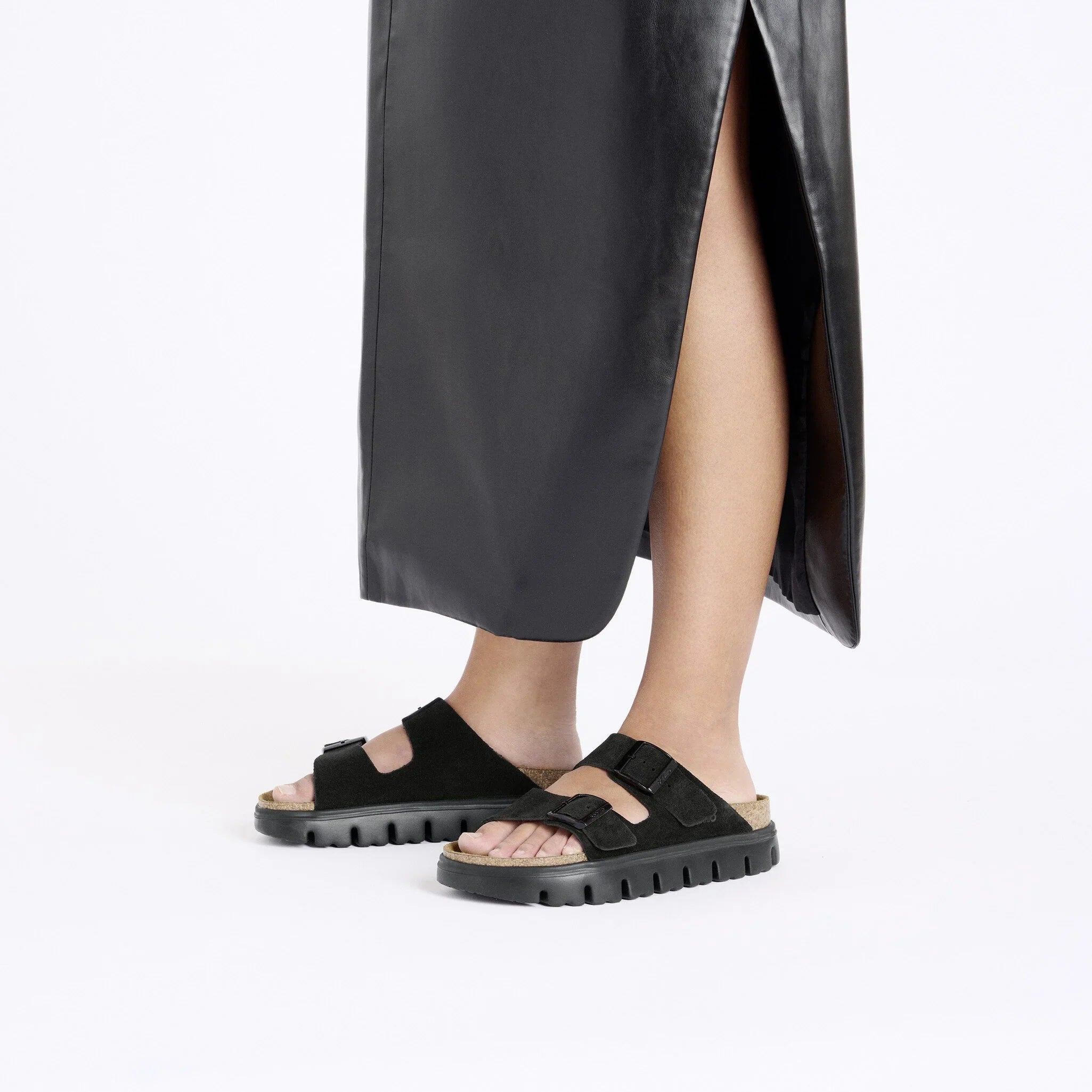 Birkenstock Arizona Chunky Suede - Black